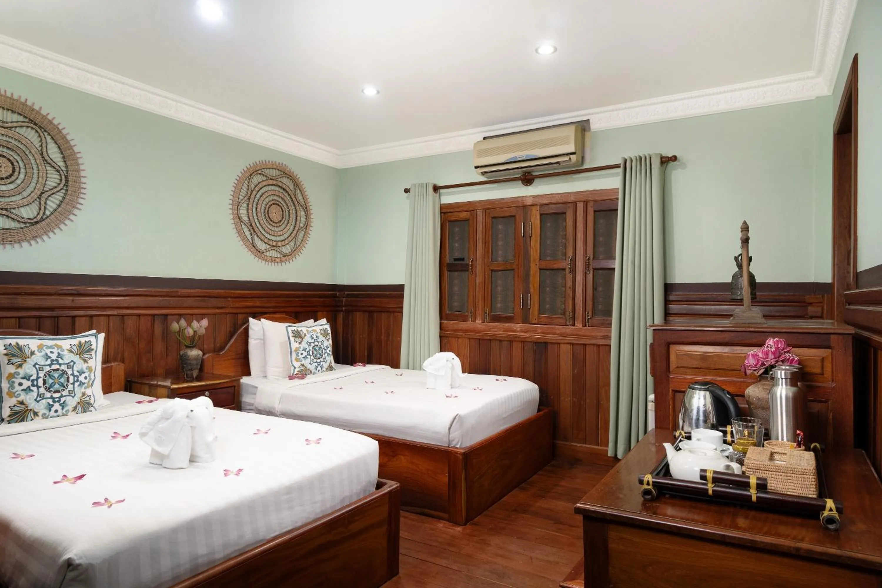 Bed in Siem Reap Center Hotel