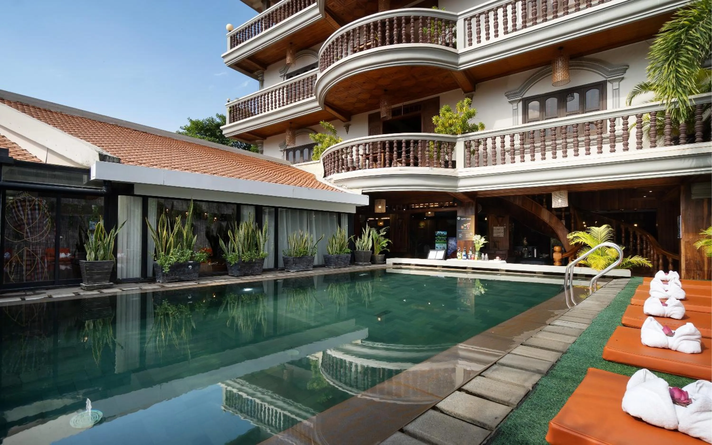 Property building in Siem Reap Center Hotel