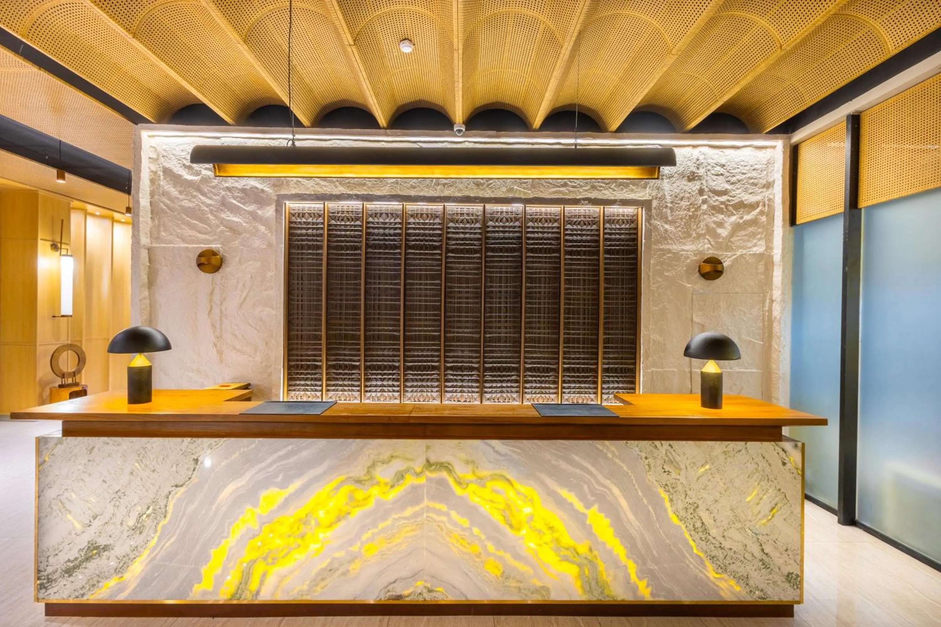 Lobby or reception in Neo Eltari Kupang by ASTON