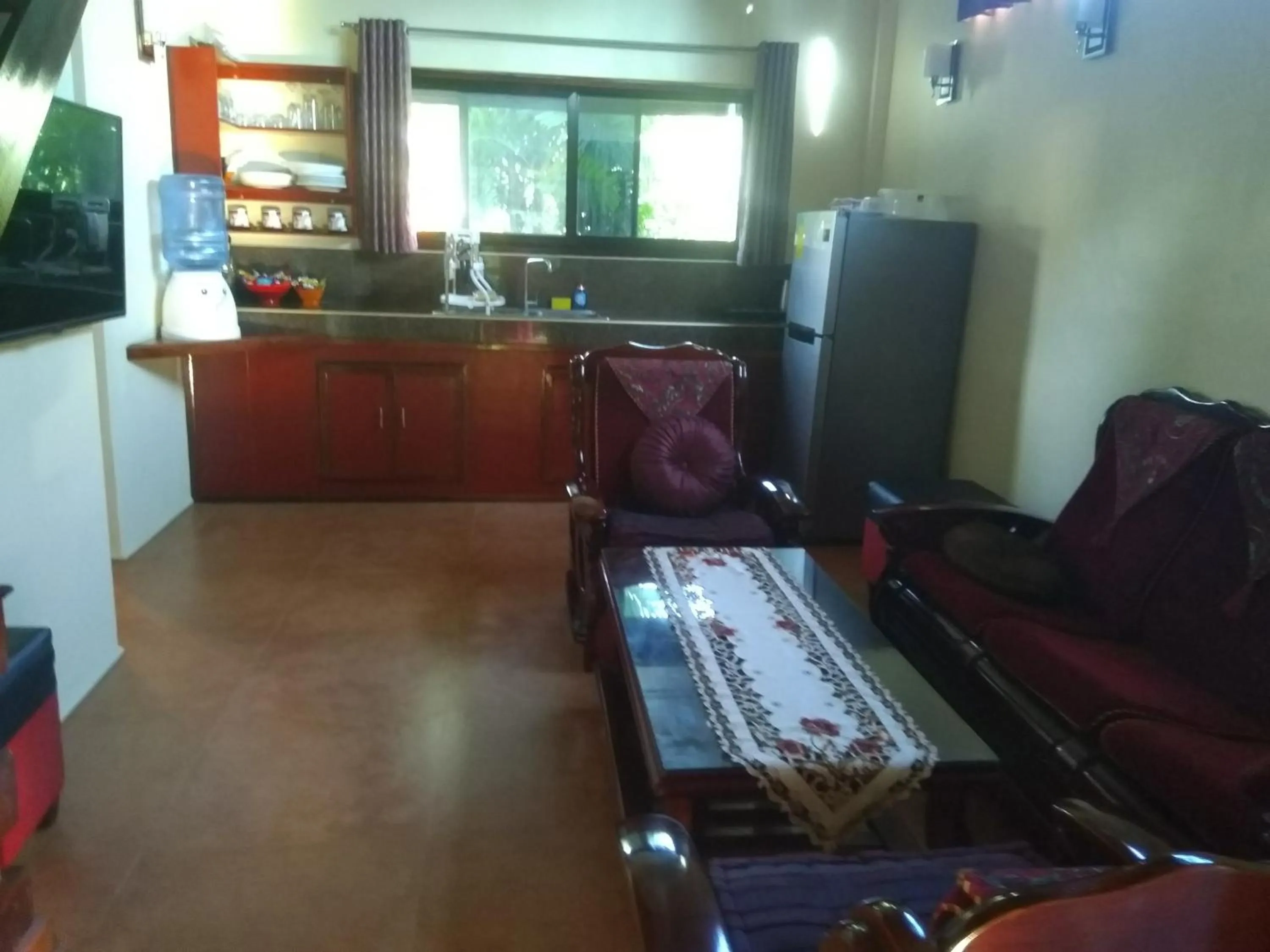 Living room in Siargao Sunset Bay Beach Villas