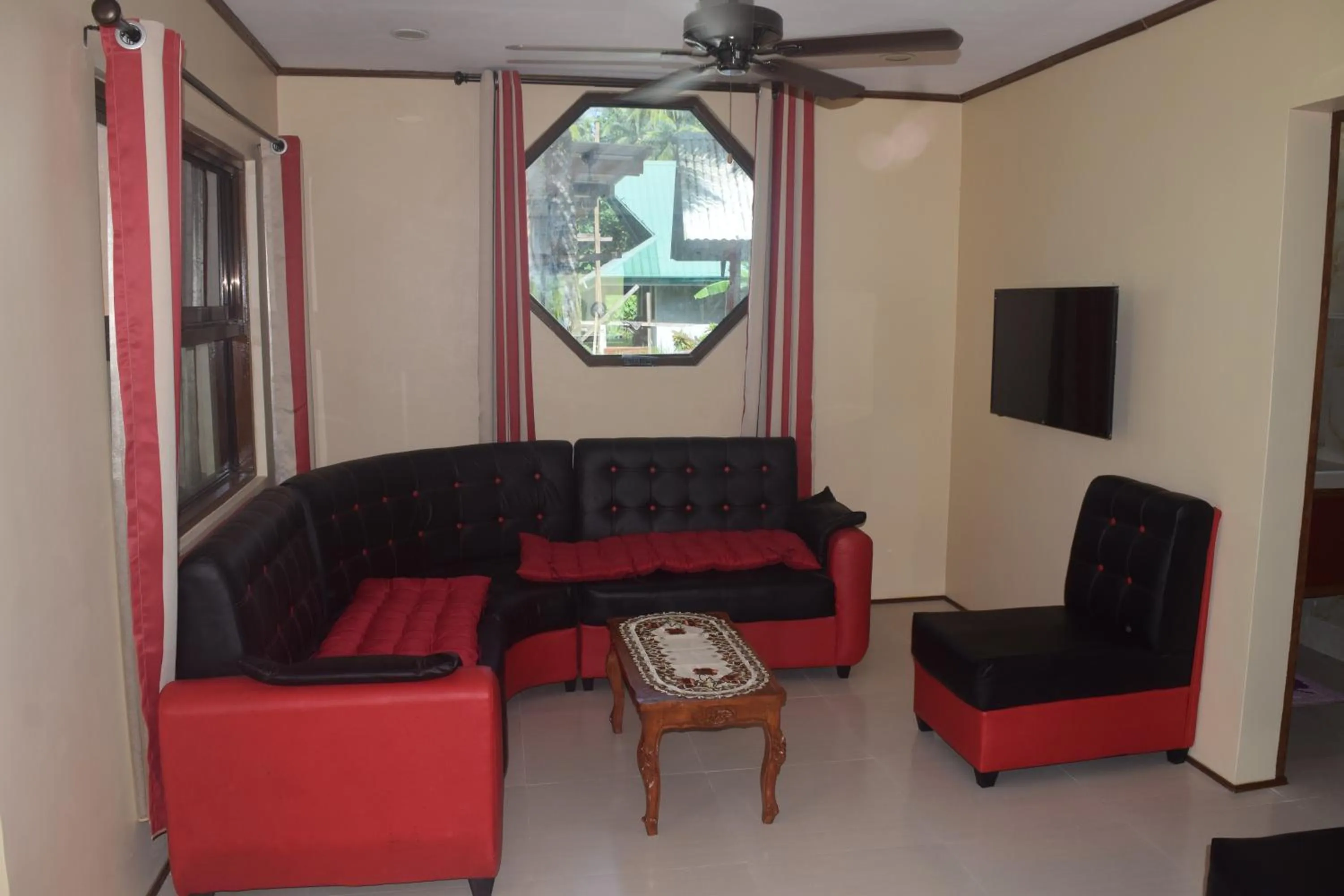 Living room in Siargao Sunset Bay Beach Villas