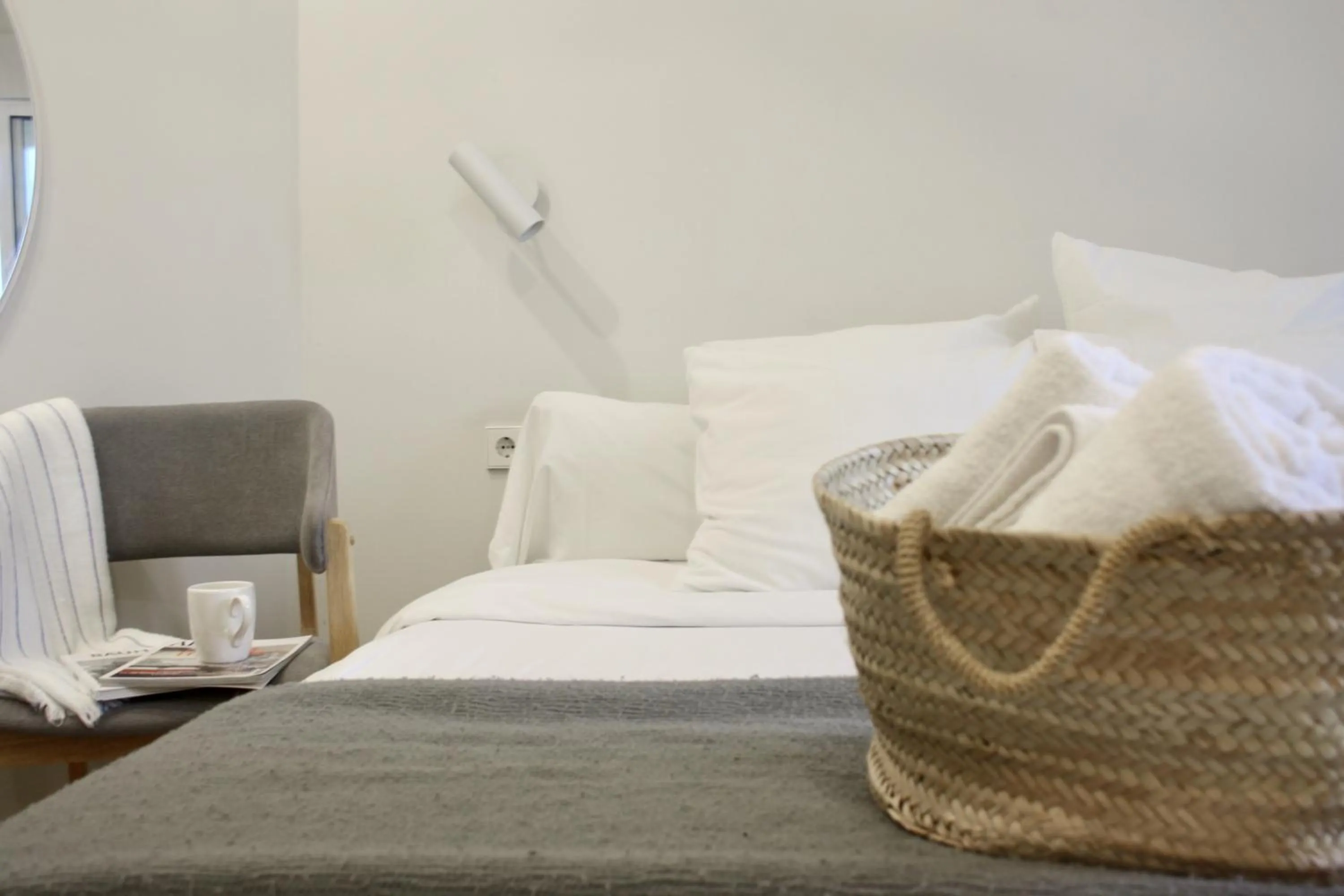 Decorative detail, Bed in Lar Atlántica