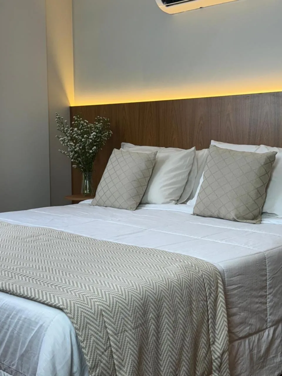 Bed in Ouro Cerrado Palace Hotel