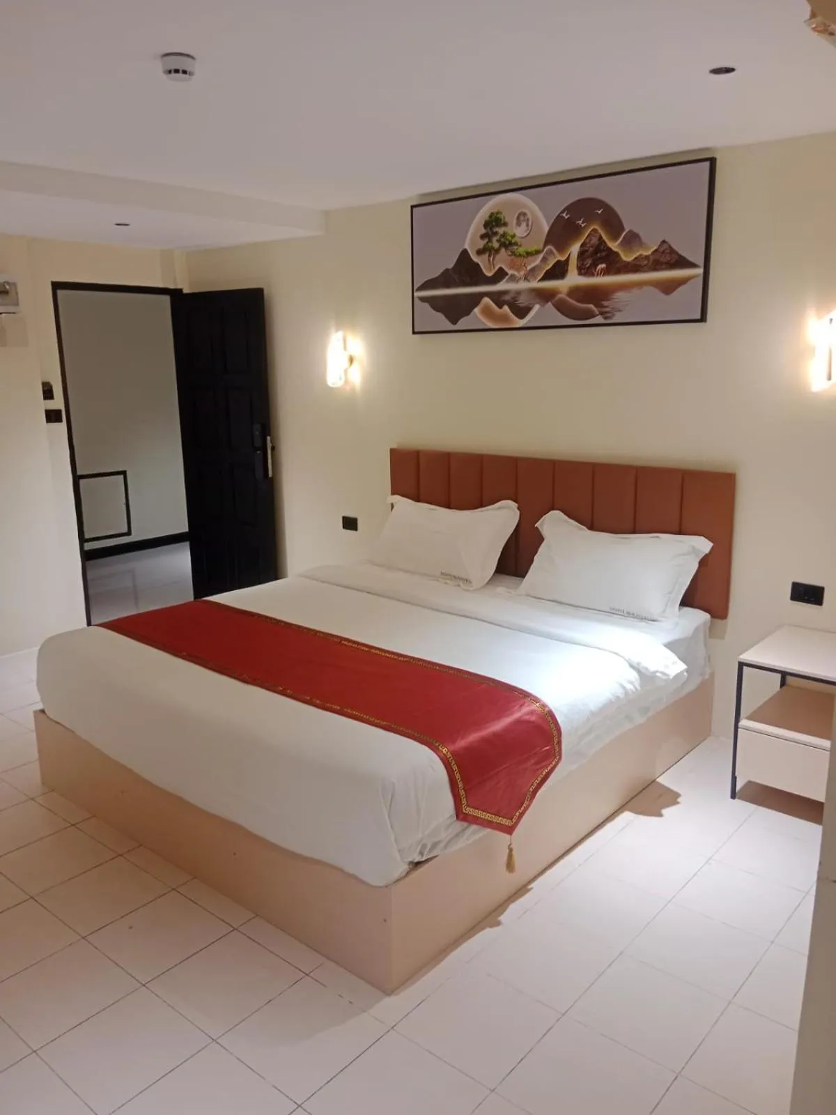 Bed in Hotel Soni Mansion Pratunam