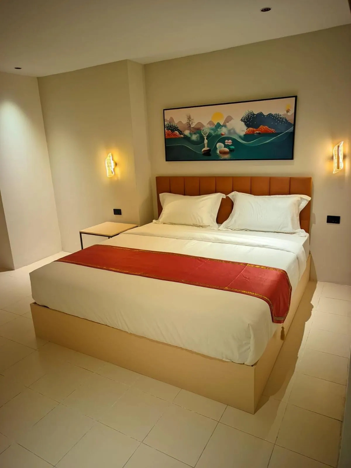 Bed in Hotel Soni Mansion Pratunam