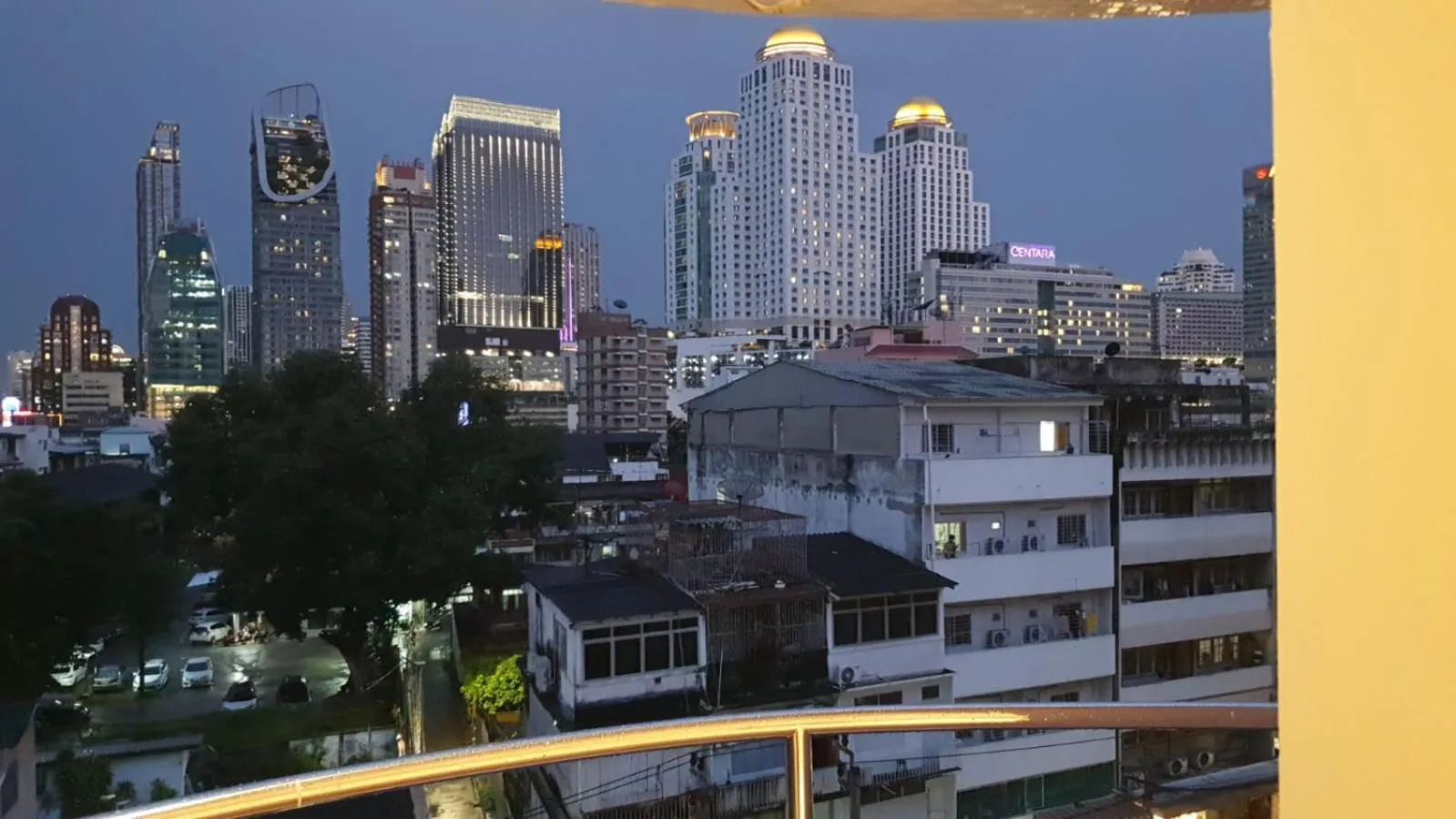 City view in Hotel Soni Mansion Pratunam