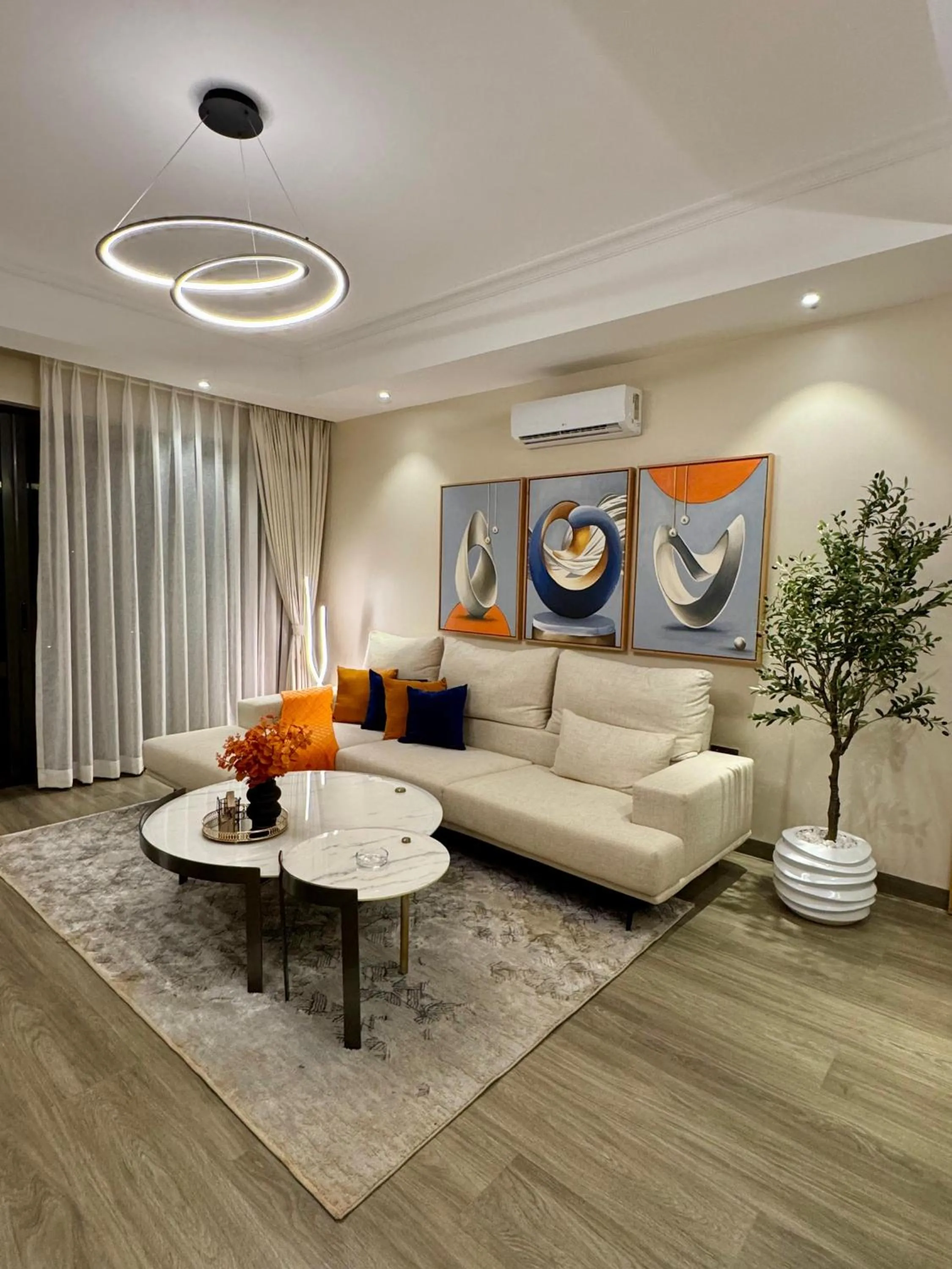 Living room in Abrish Hotel and Apartment