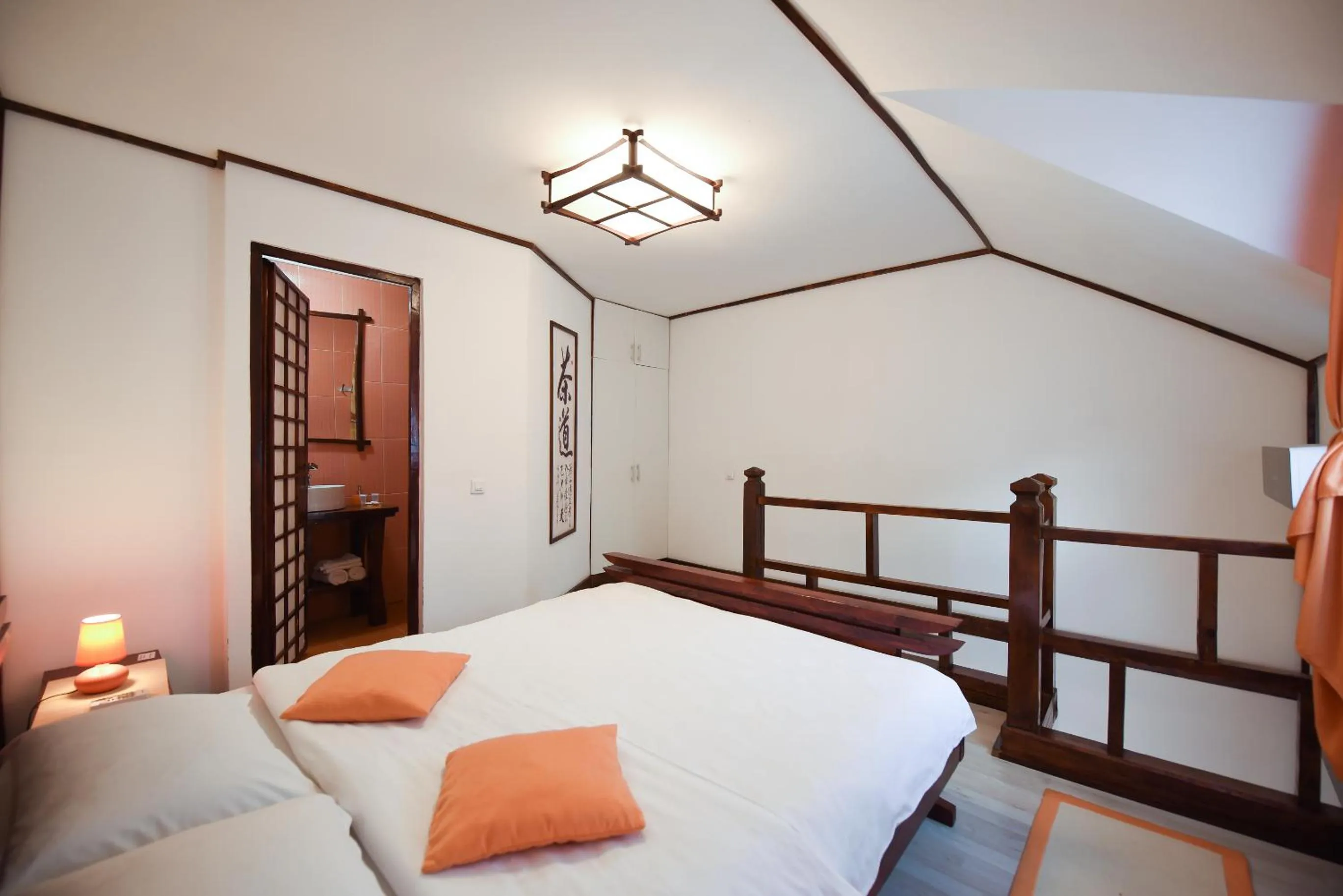 Bed in Casa Lily - Japanese Retreat
