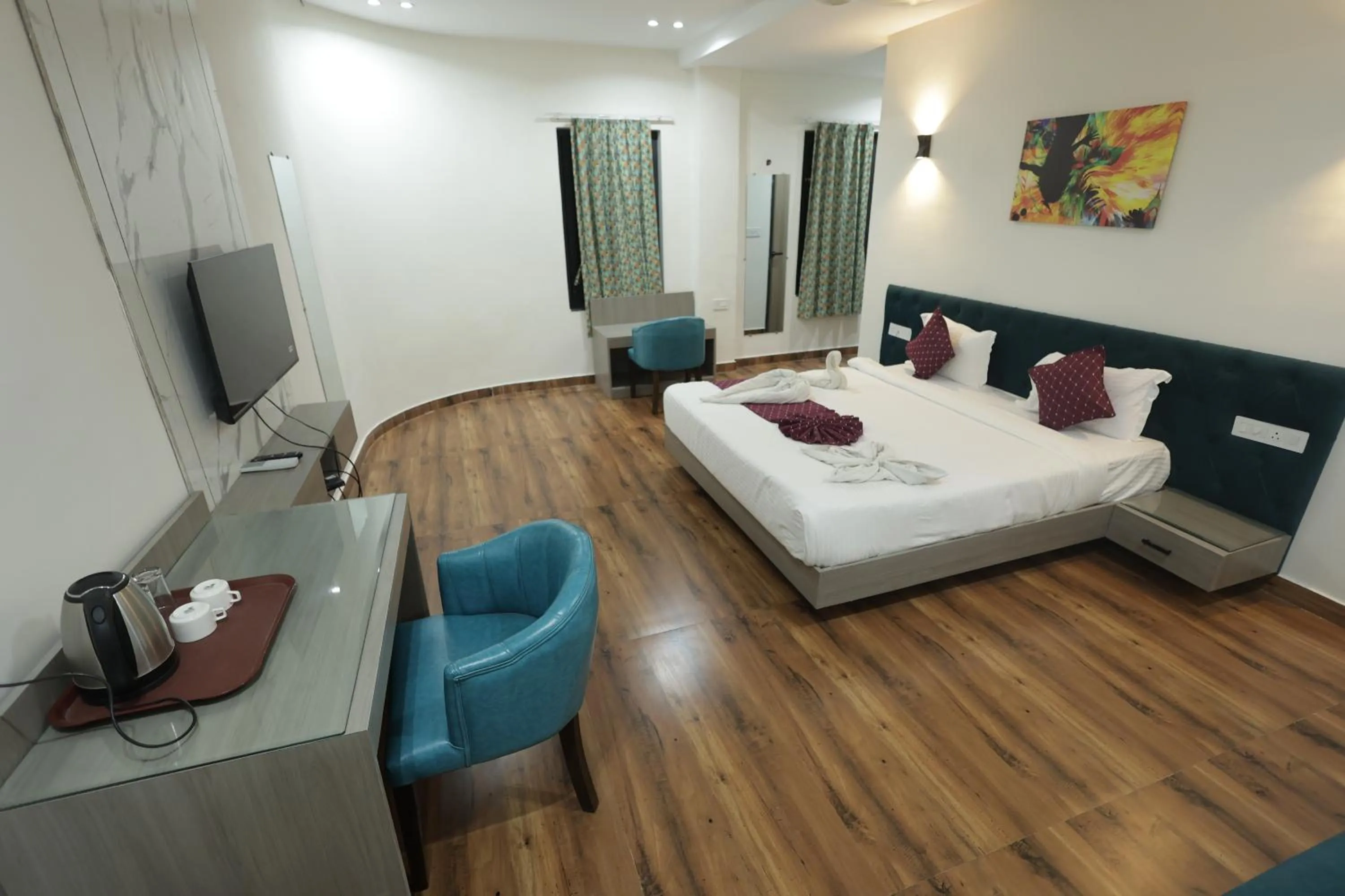 Bedroom, Bed in Hotel Grand Vasaante