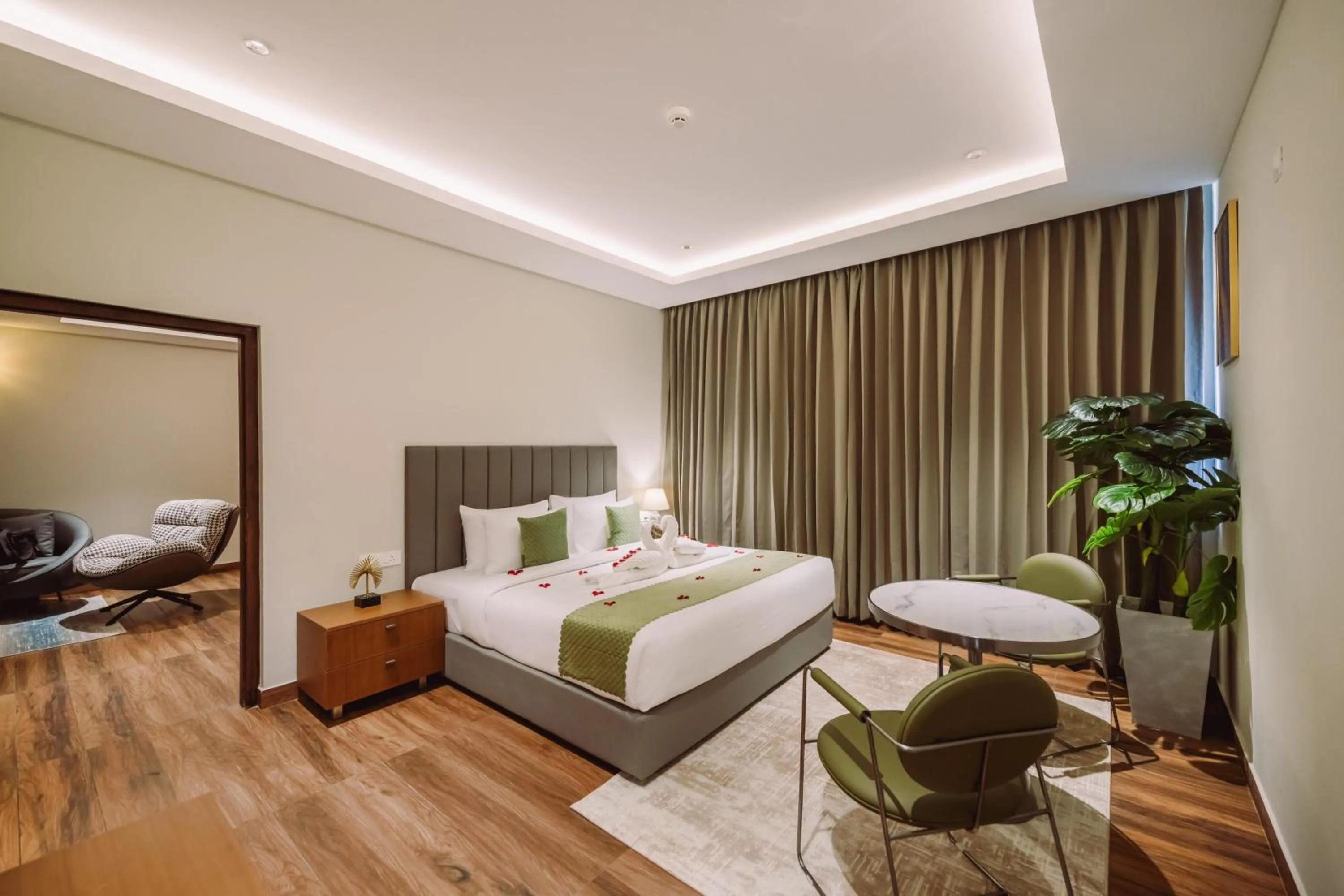 Bed in EVORA Resort and SPA