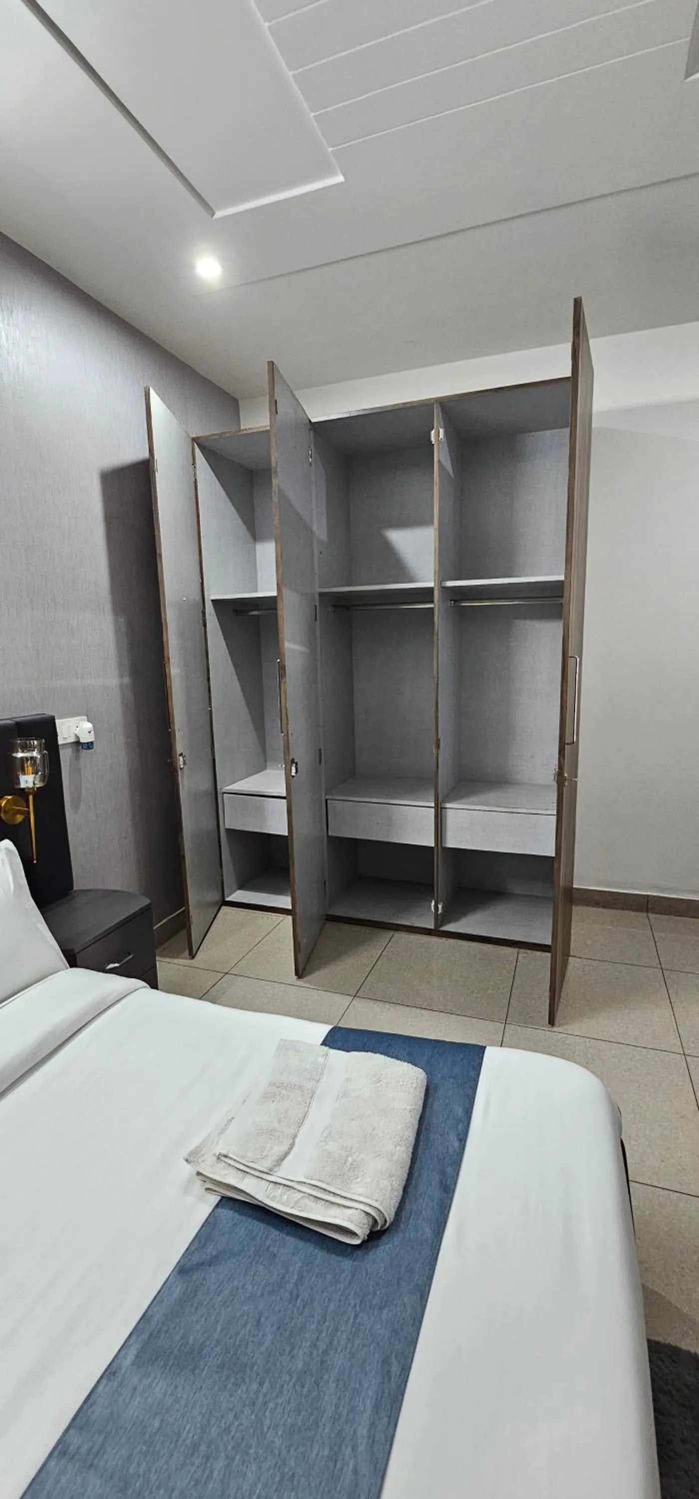 Bedroom, Bed in Raj Residency Gurgaon