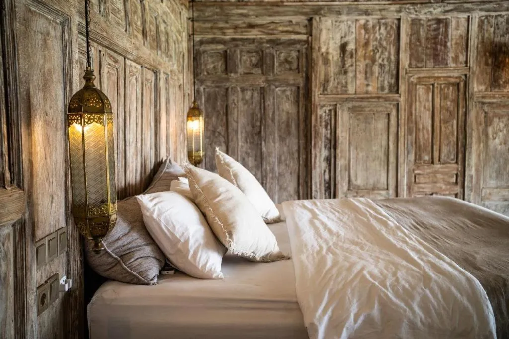 Bed in The Raja Lima hotel