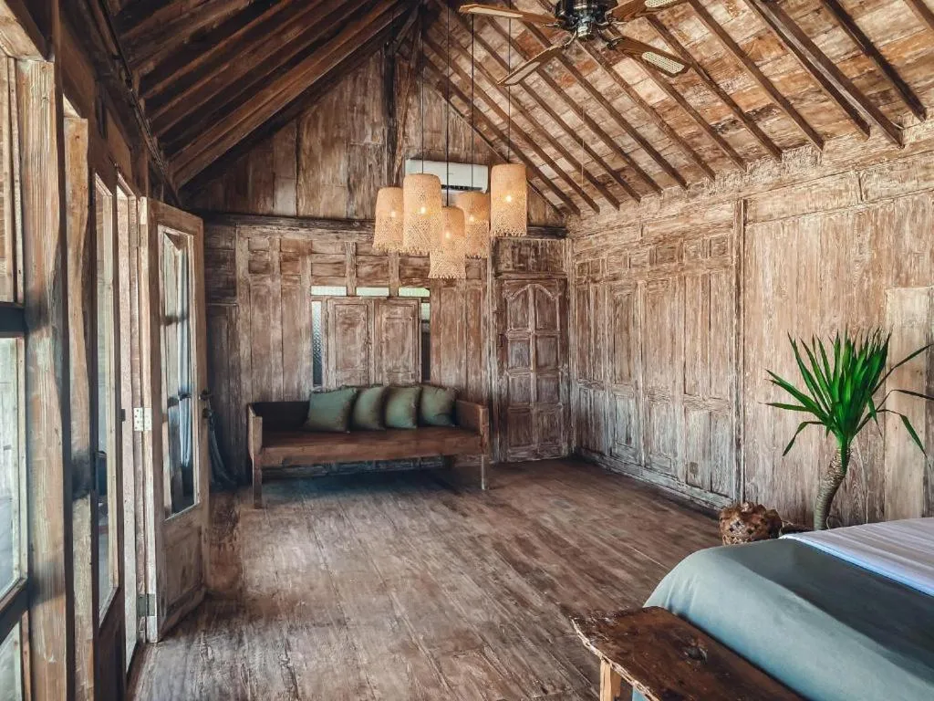 Bed in The Raja Lima hotel