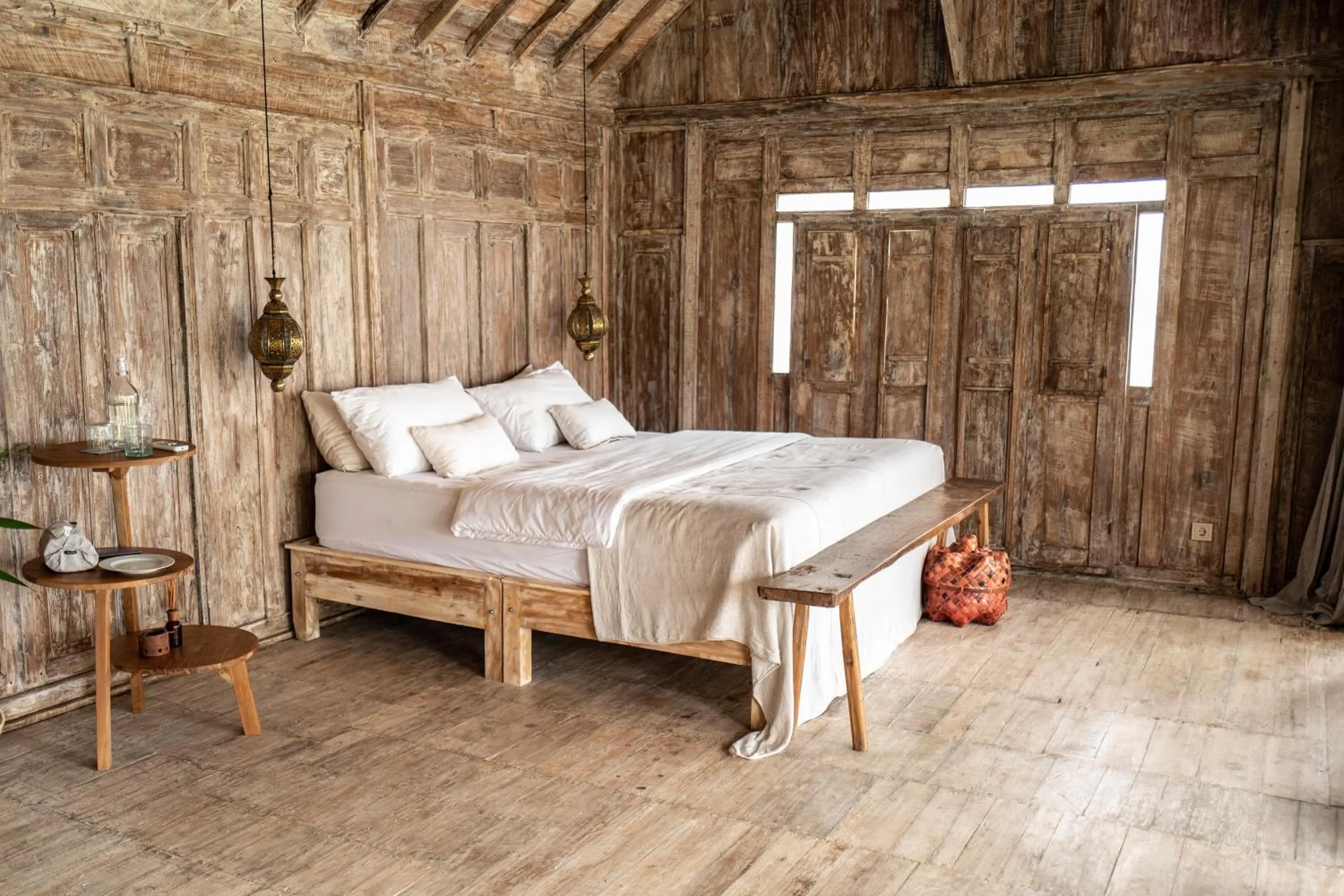 Bed in The Raja Lima hotel