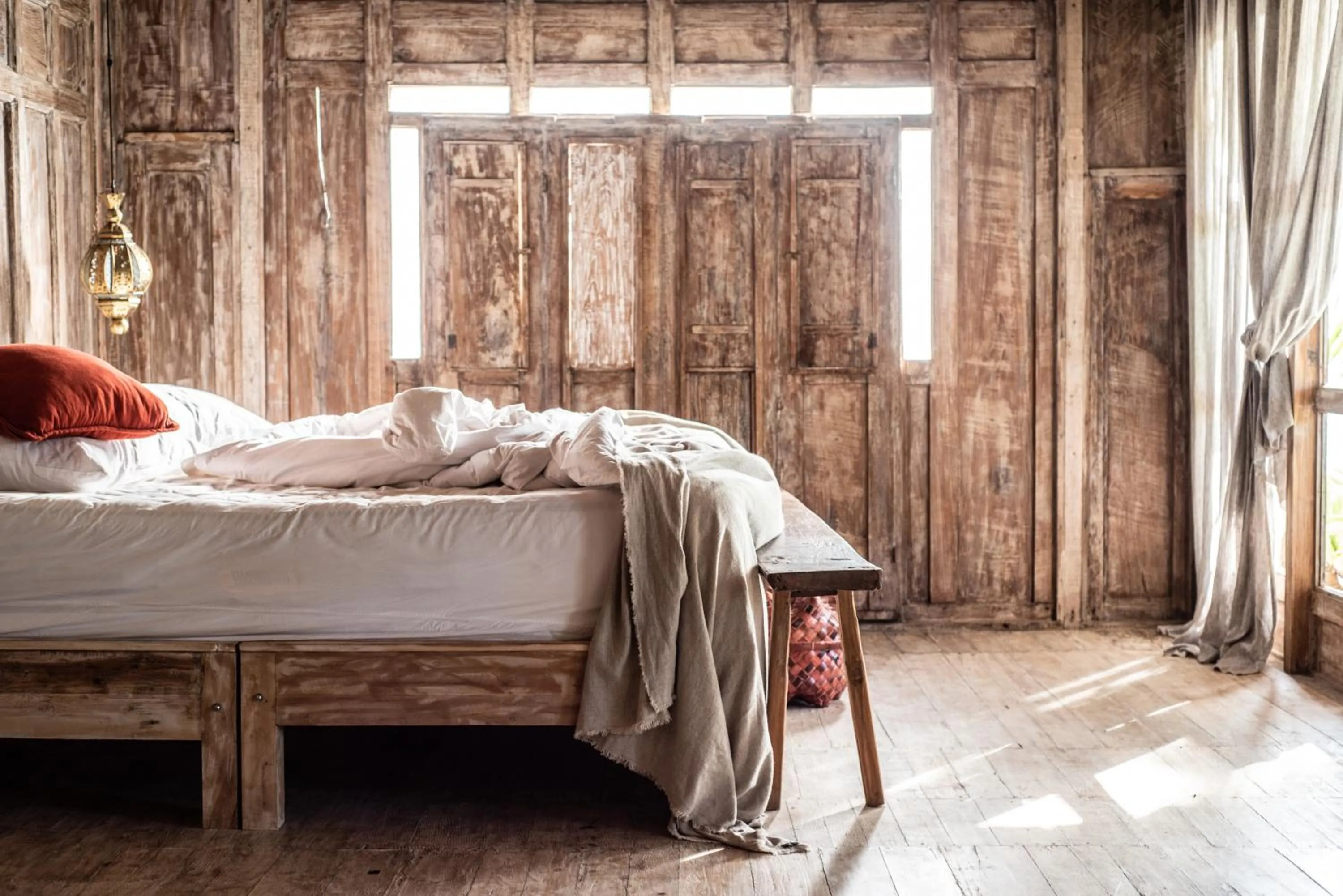 Bed in The Raja Lima hotel