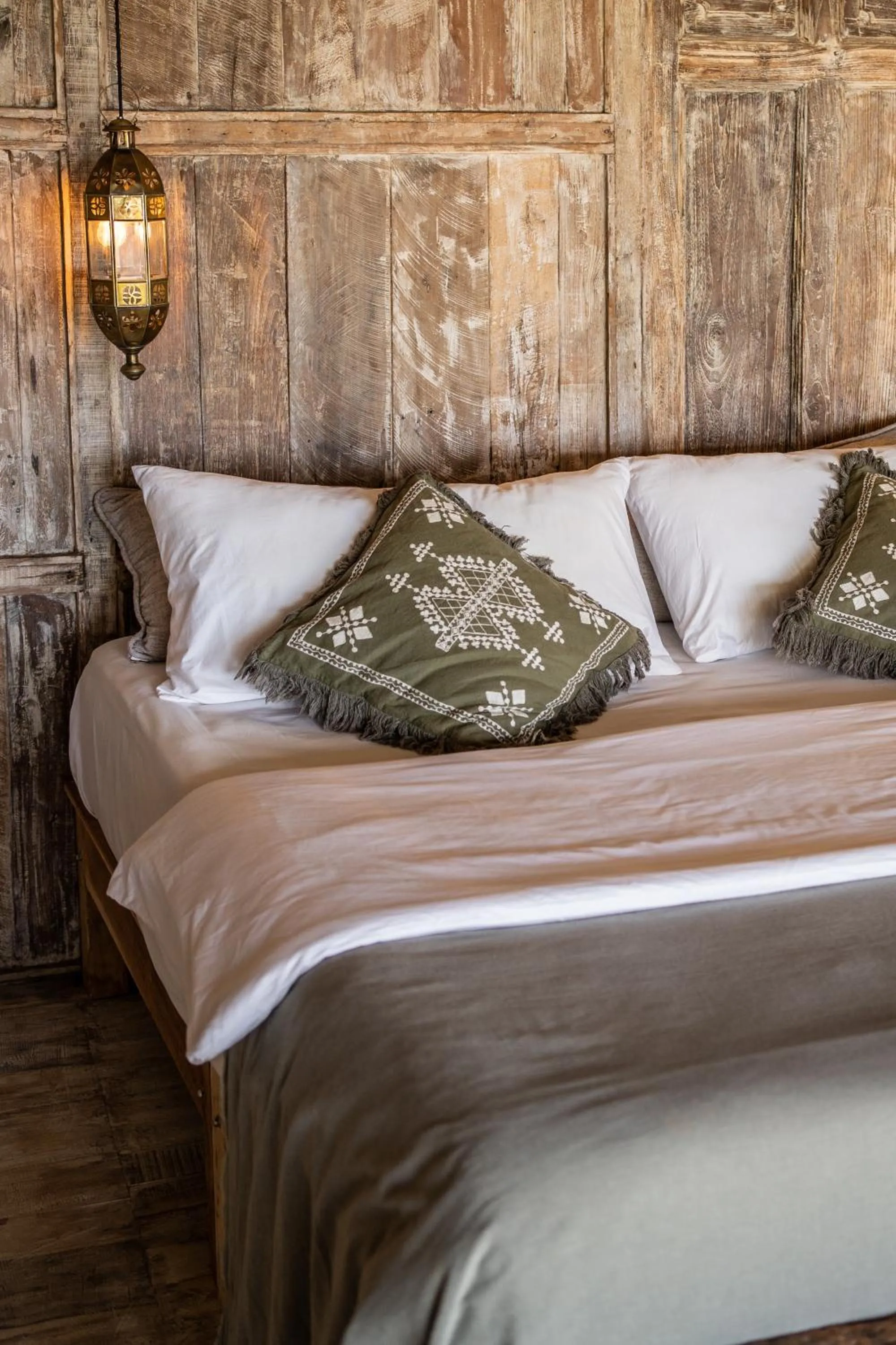 Bed in The Raja Lima hotel