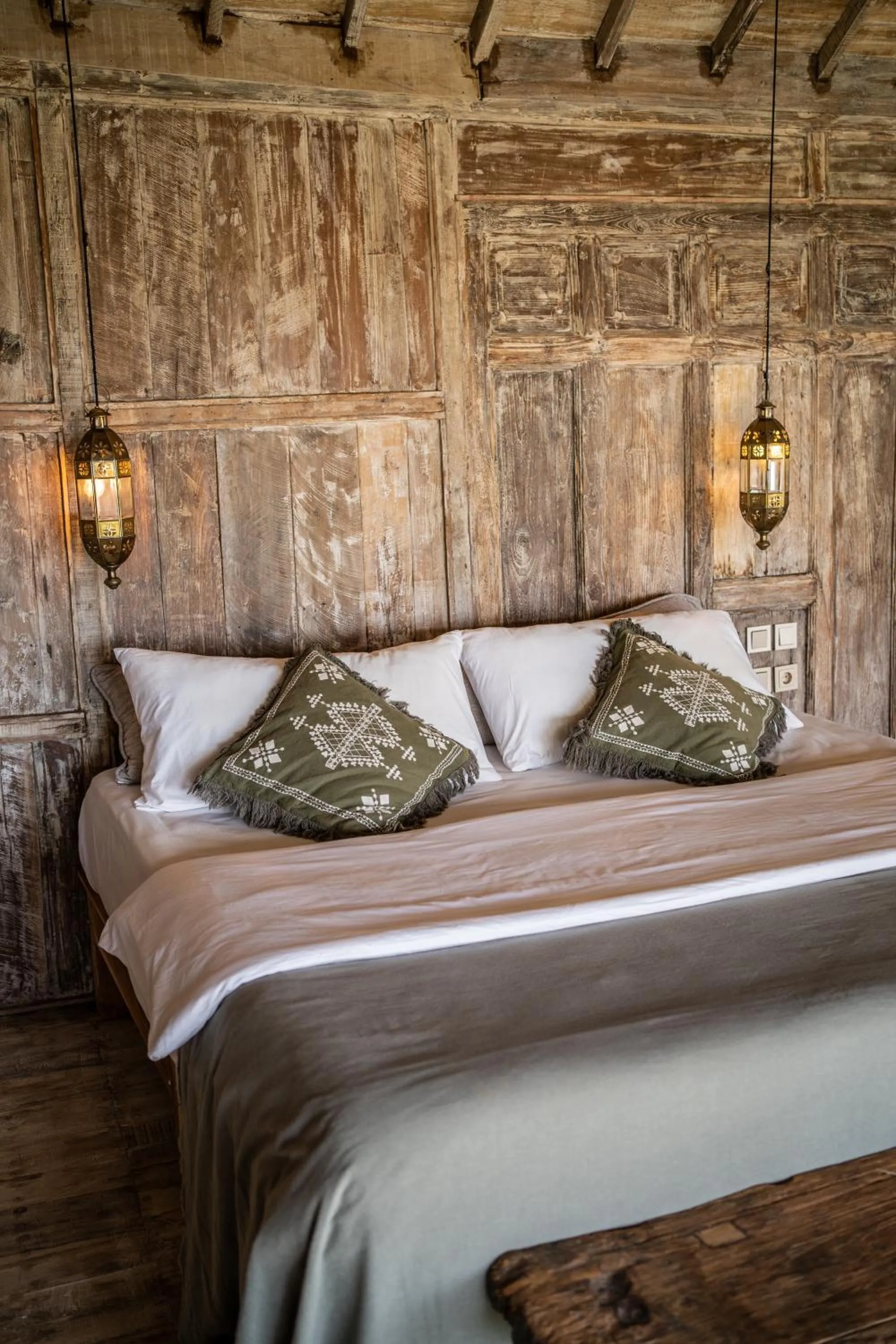 Bed in The Raja Lima hotel