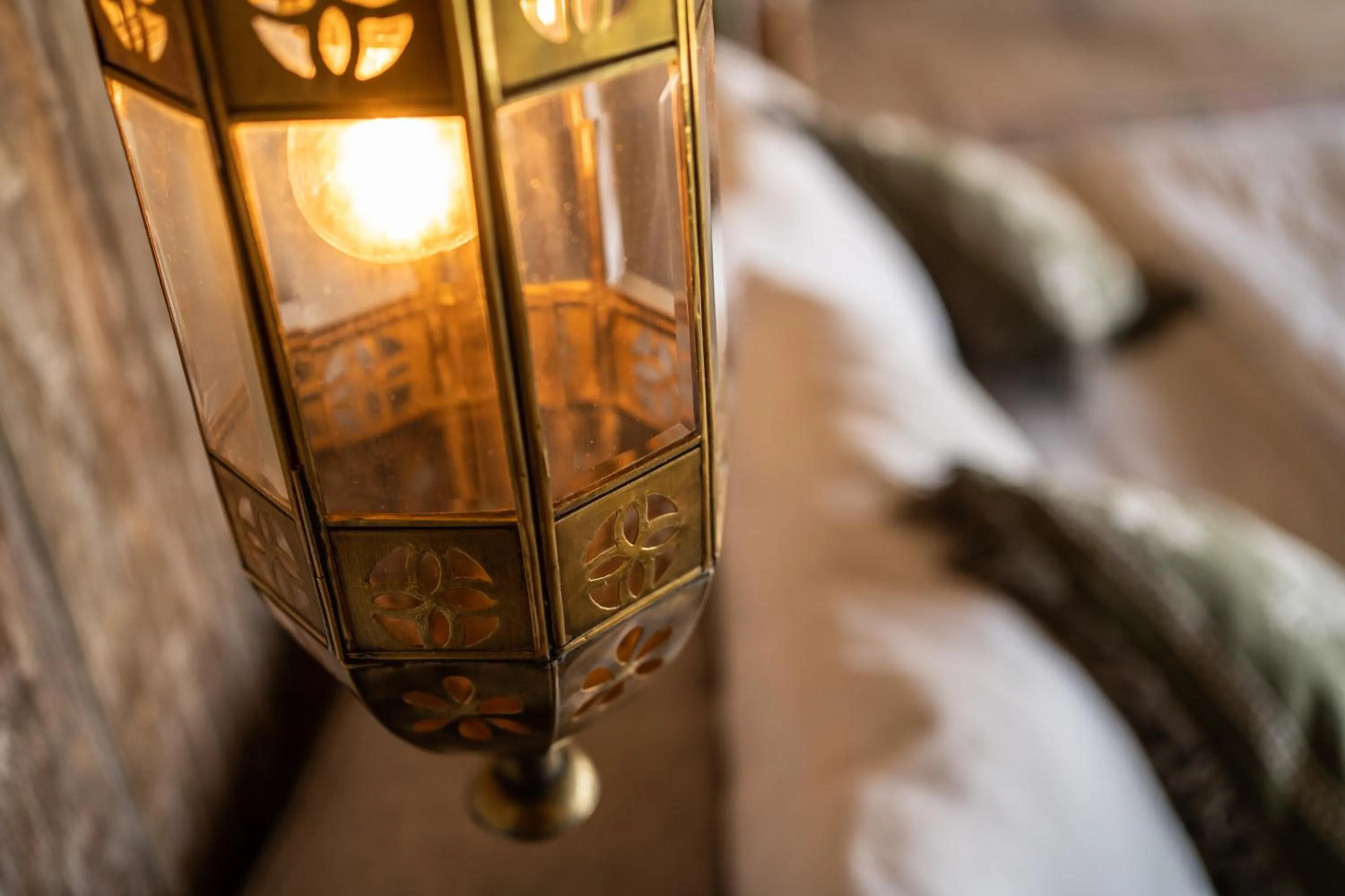 Bed in The Raja Lima hotel