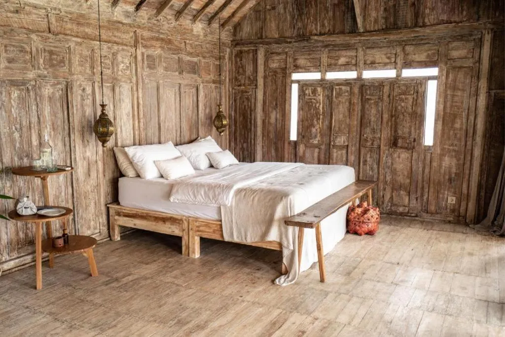 Bed in The Raja Lima hotel