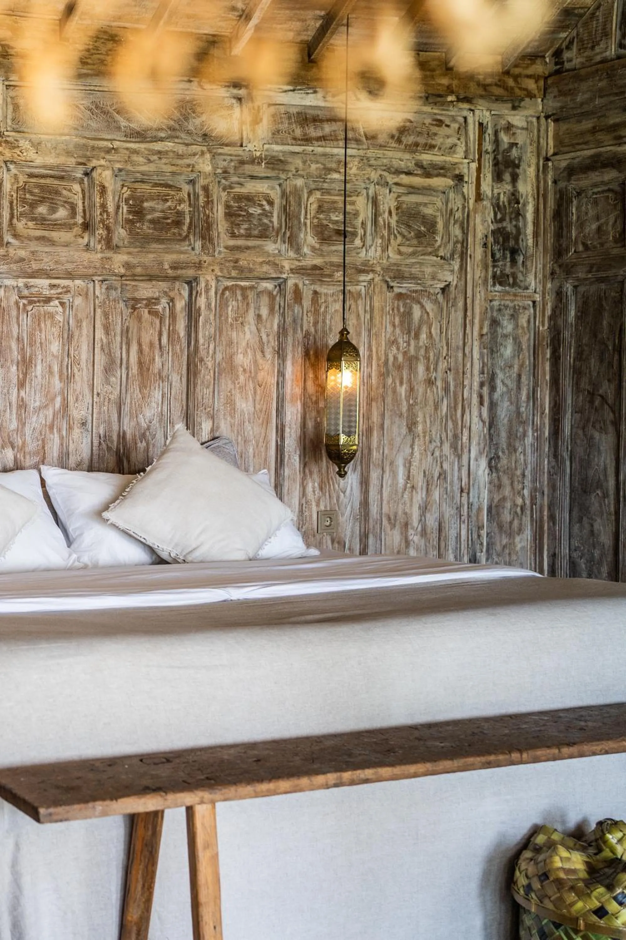 Bed in The Raja Lima hotel