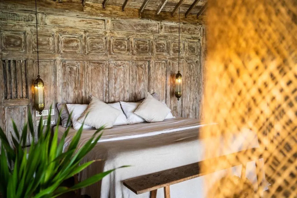 Bed in The Raja Lima hotel