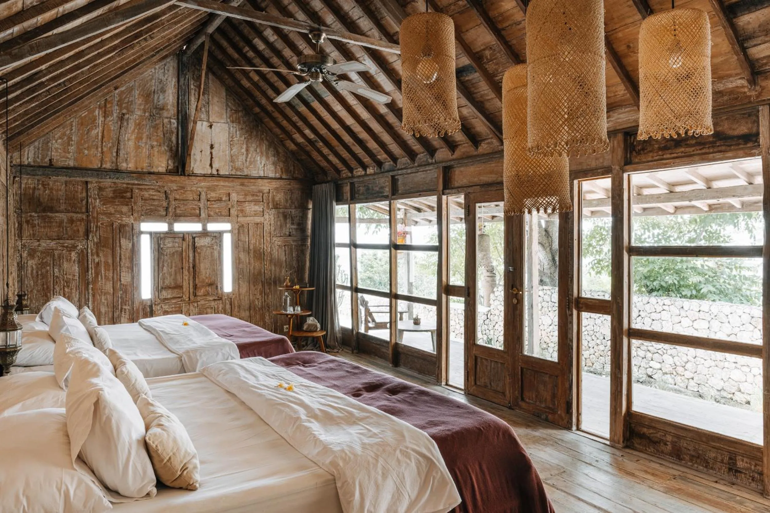 Bed in The Raja Lima hotel