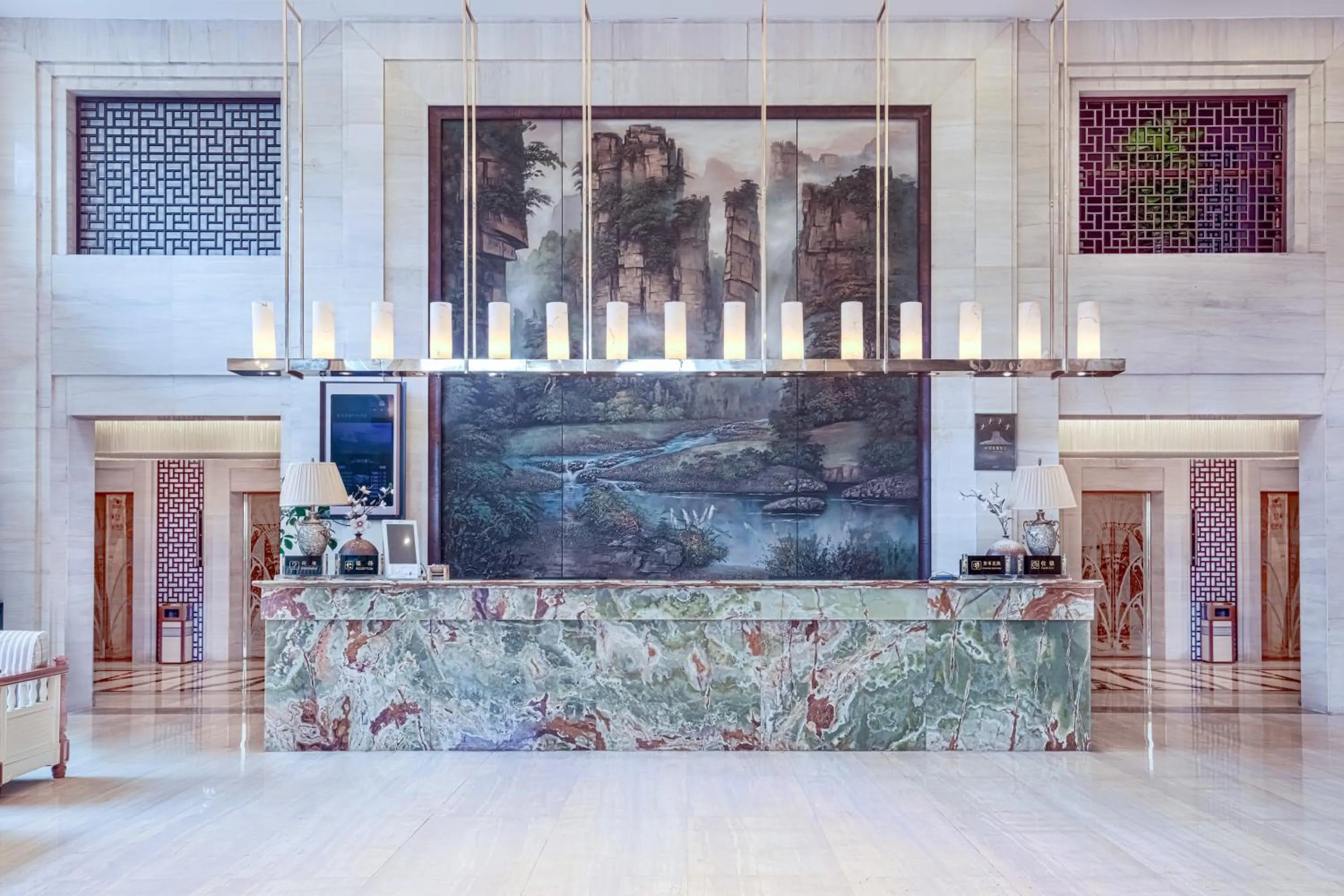 Lobby or reception in Zhangjiajie International Hotel