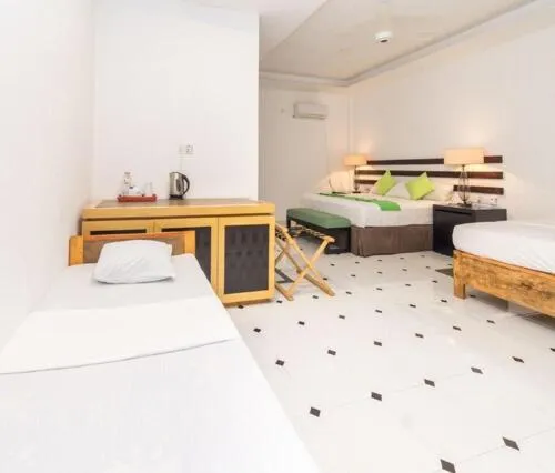 Bed in Eighth Wonder Resort