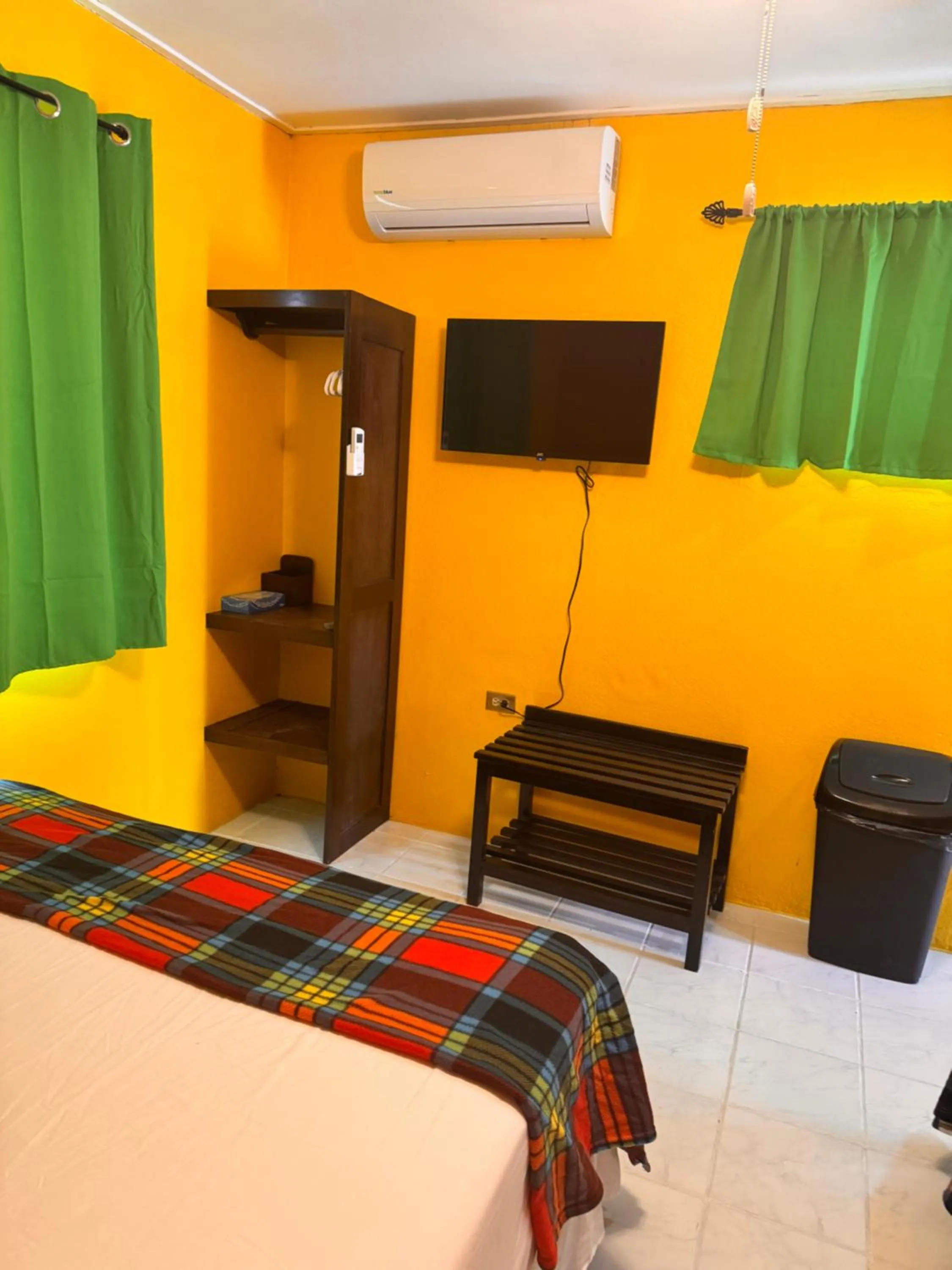 Bed in EL REY Hotel & Restaurant