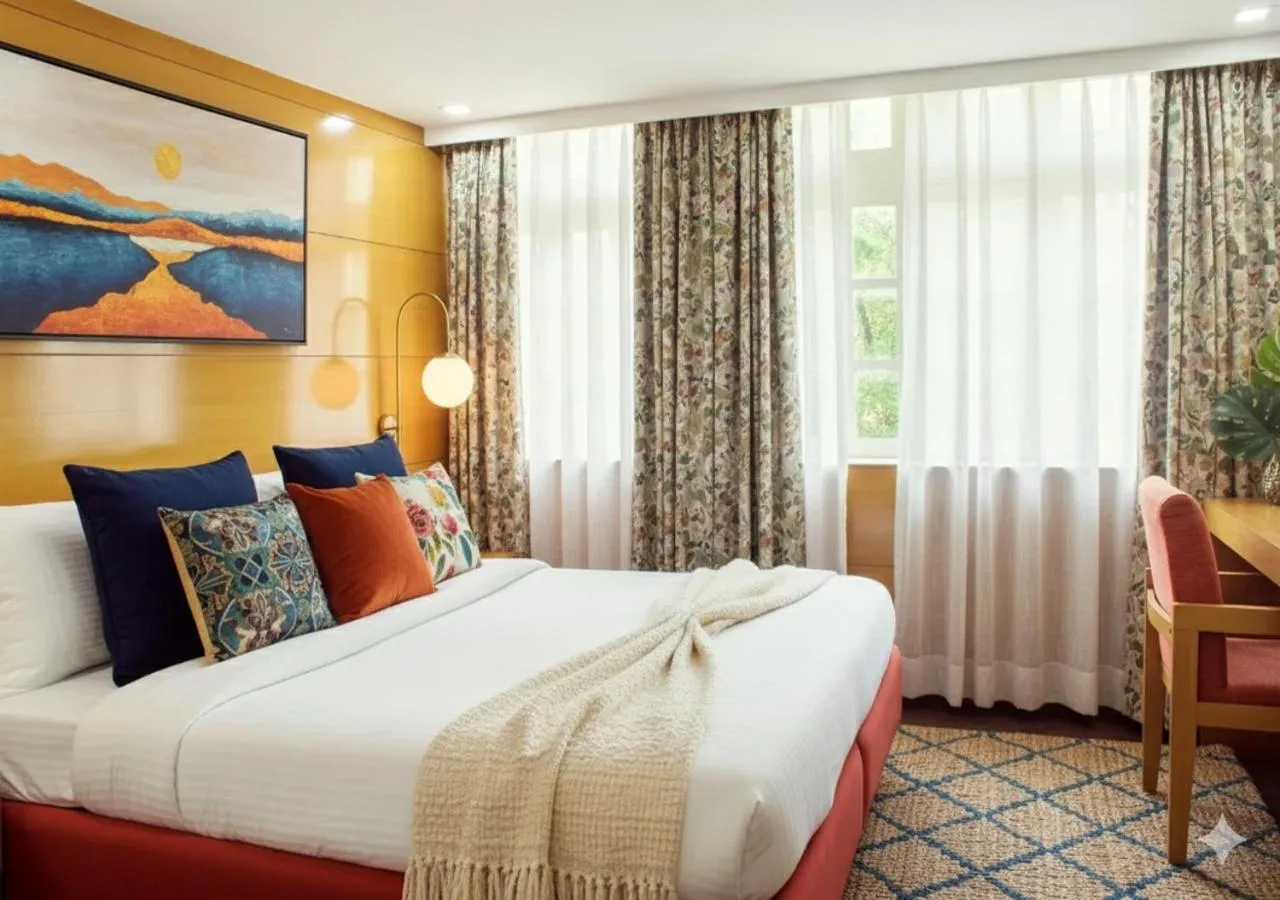 Bed in Hotels Daffodils Connaught Place