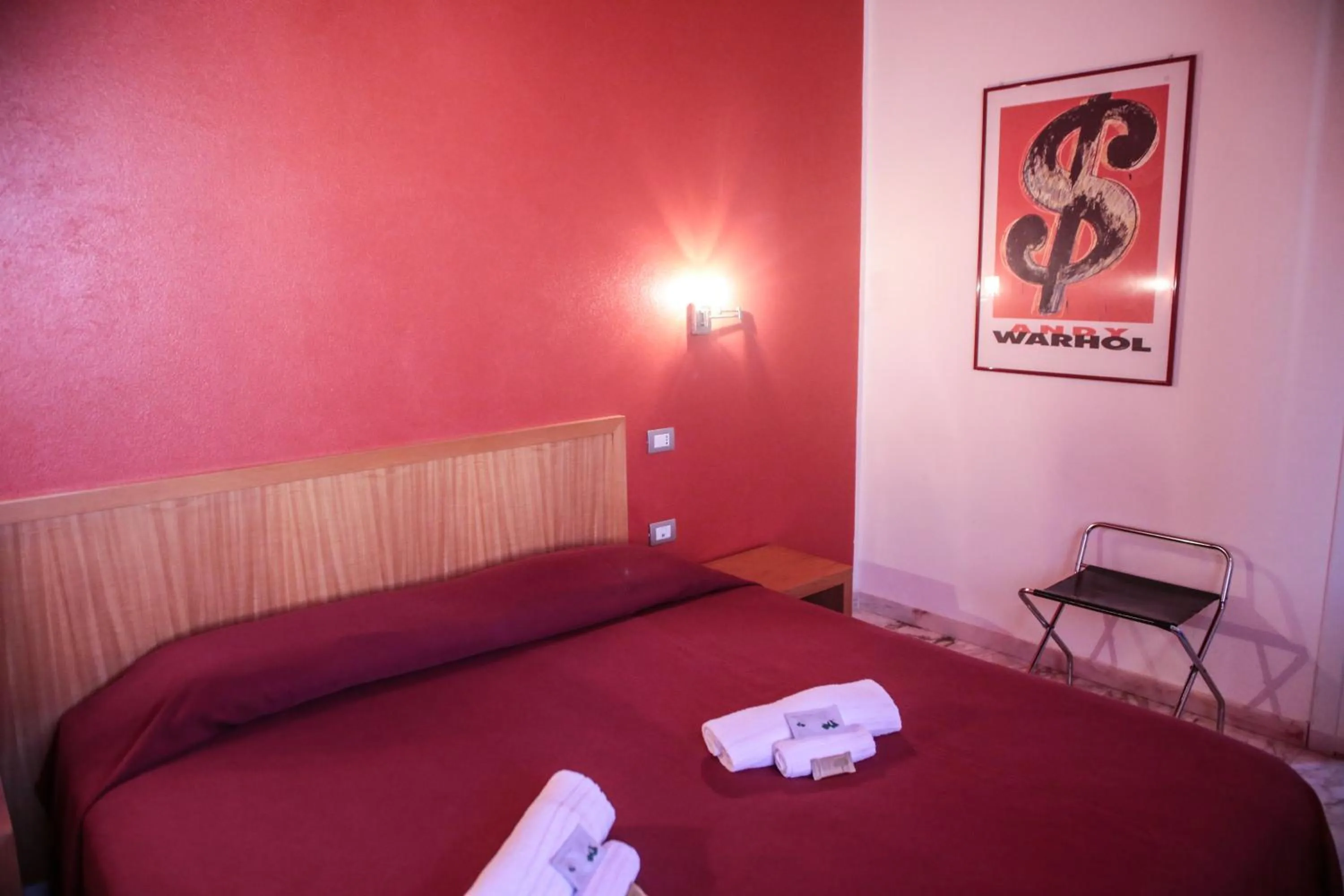 Bed in Hotel I Colori