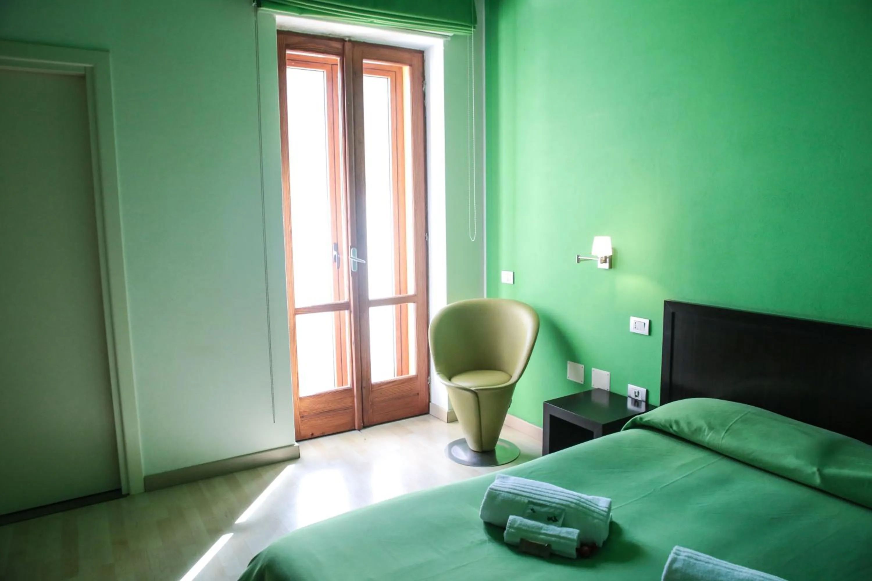 Bed in Hotel I Colori