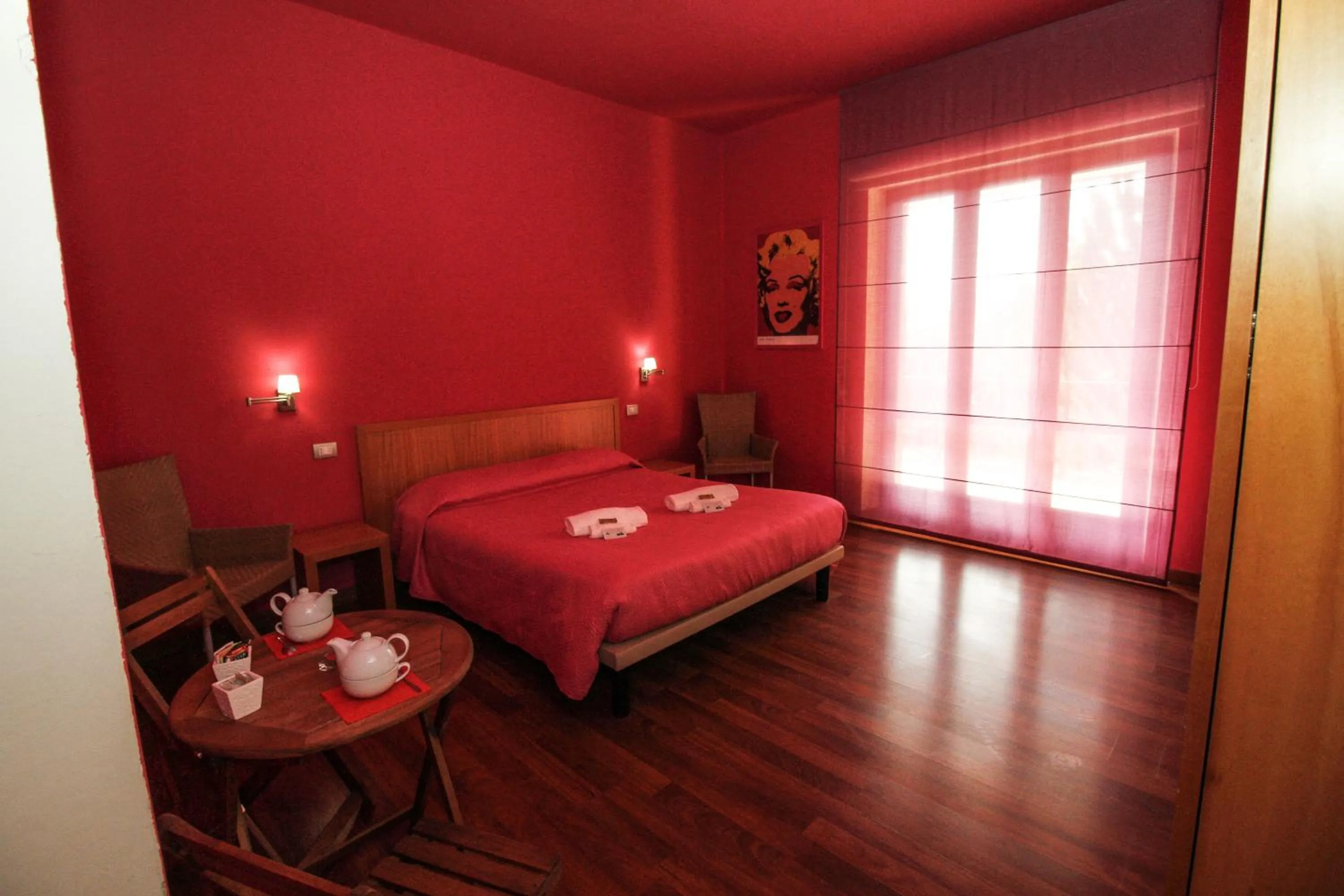 Bed in Hotel I Colori