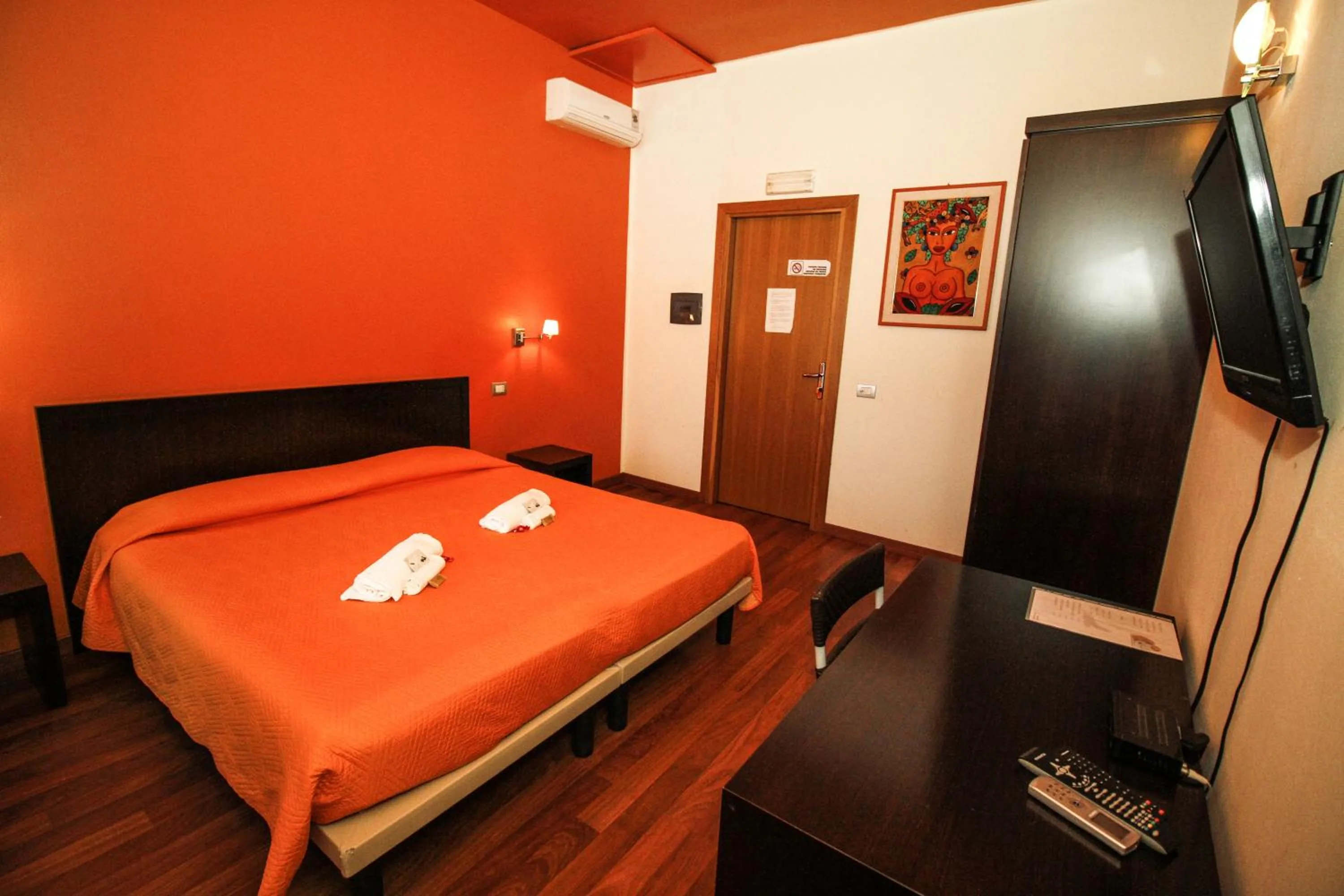 Bed in Hotel I Colori