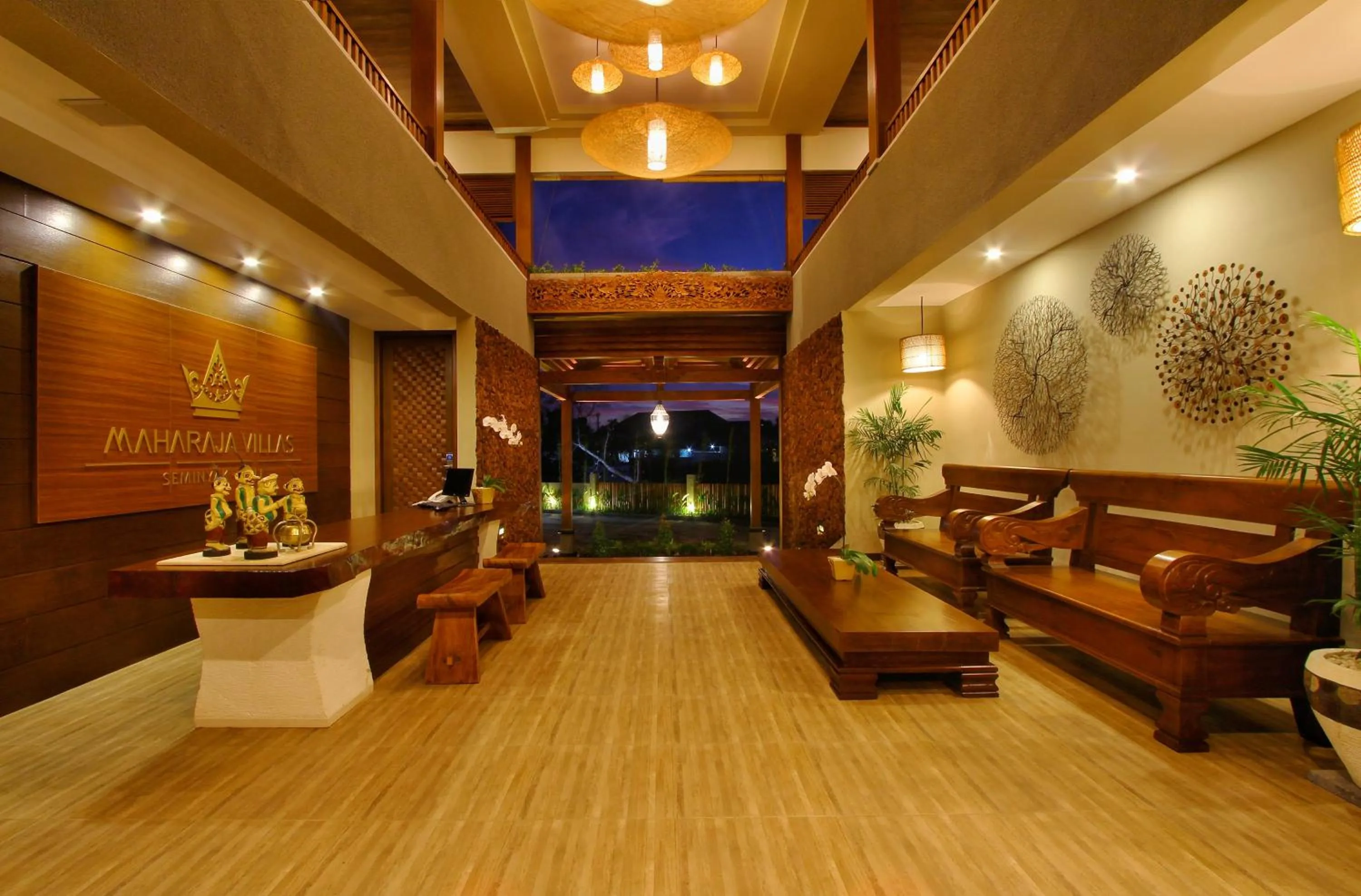 Lobby or reception in Maharaja Villas Bali - CHSE Certified