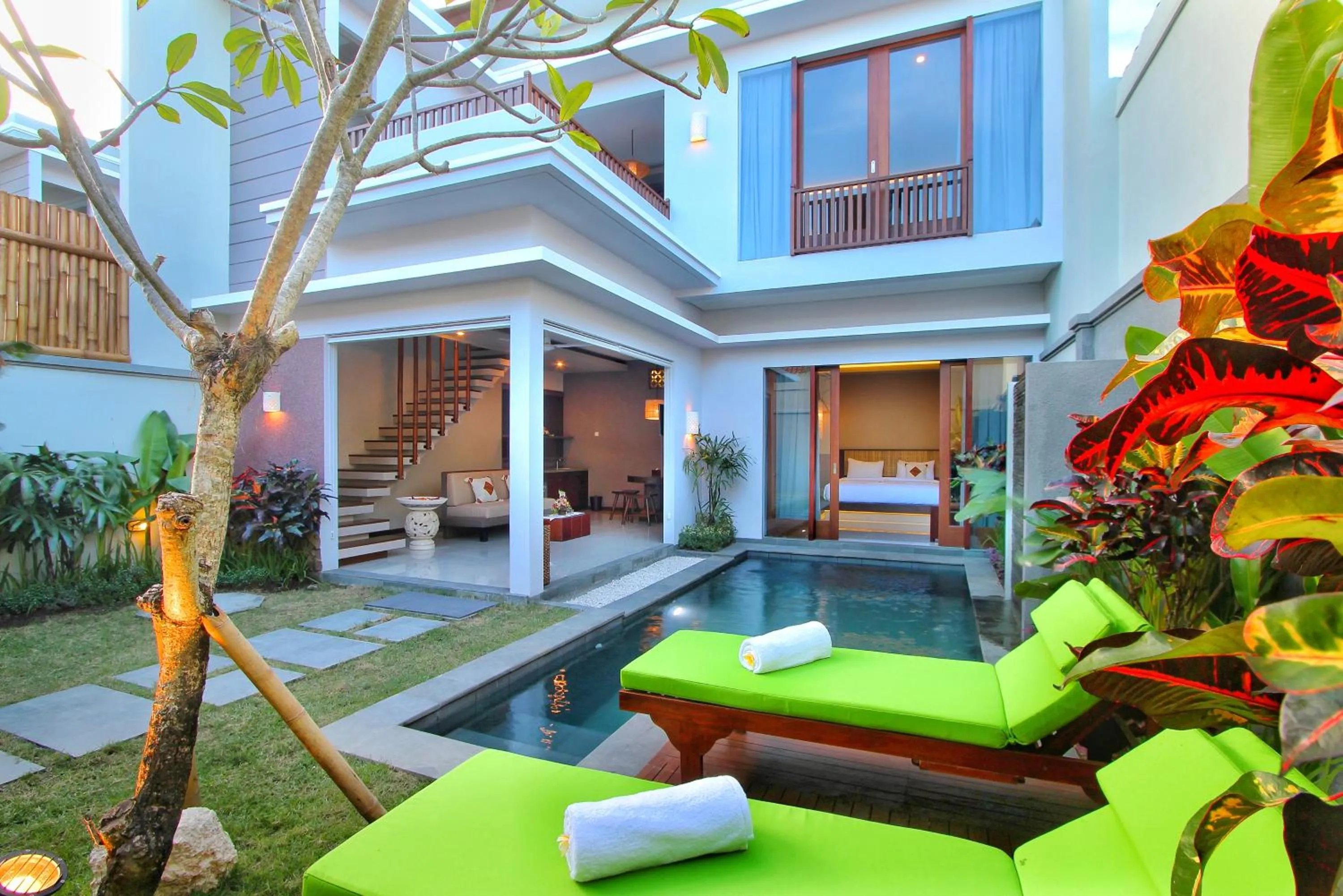 Balcony/Terrace in Maharaja Villas Bali - CHSE Certified