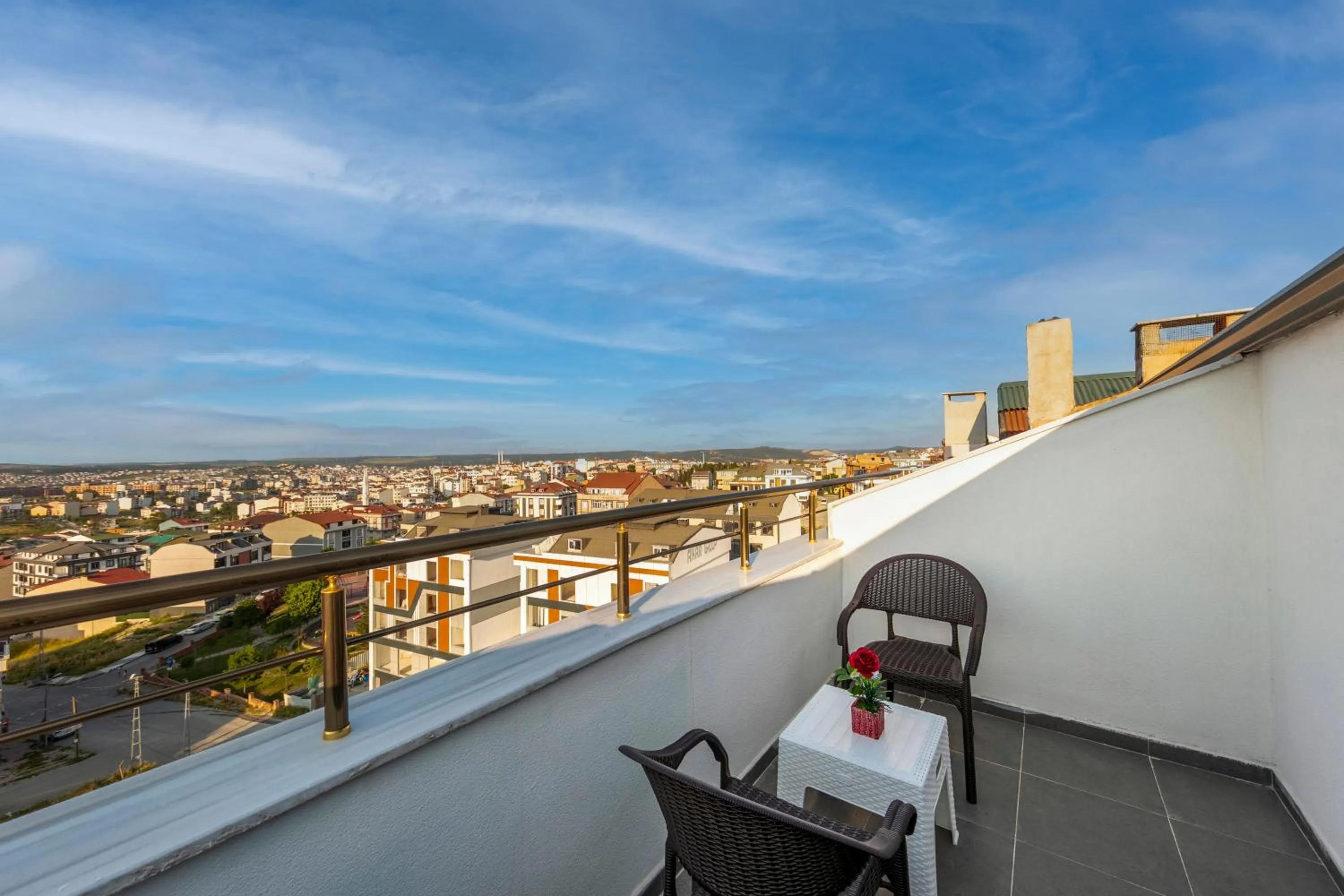 Balcony/Terrace in Airport Waves Hotel