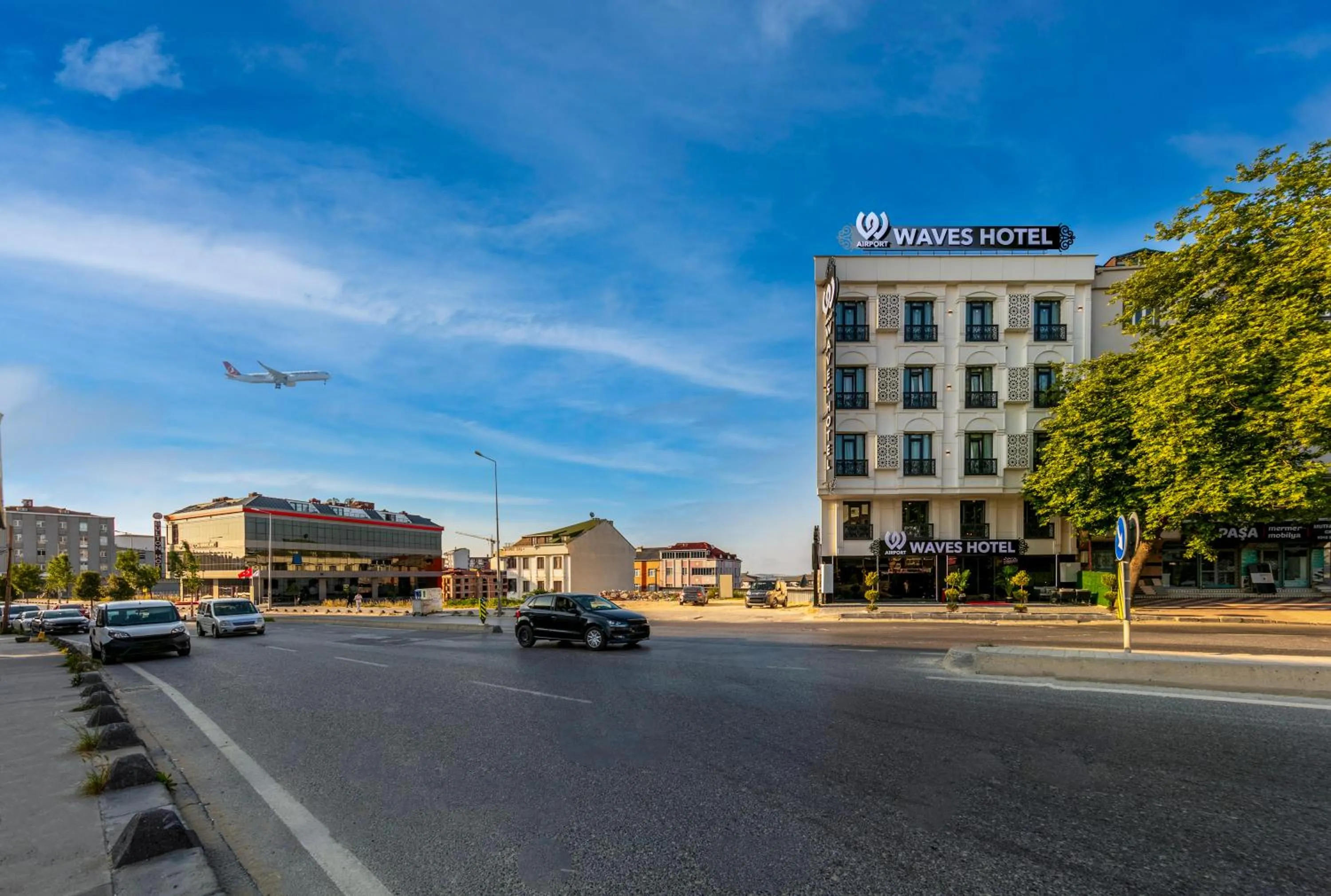 Property building in Airport Waves Hotel