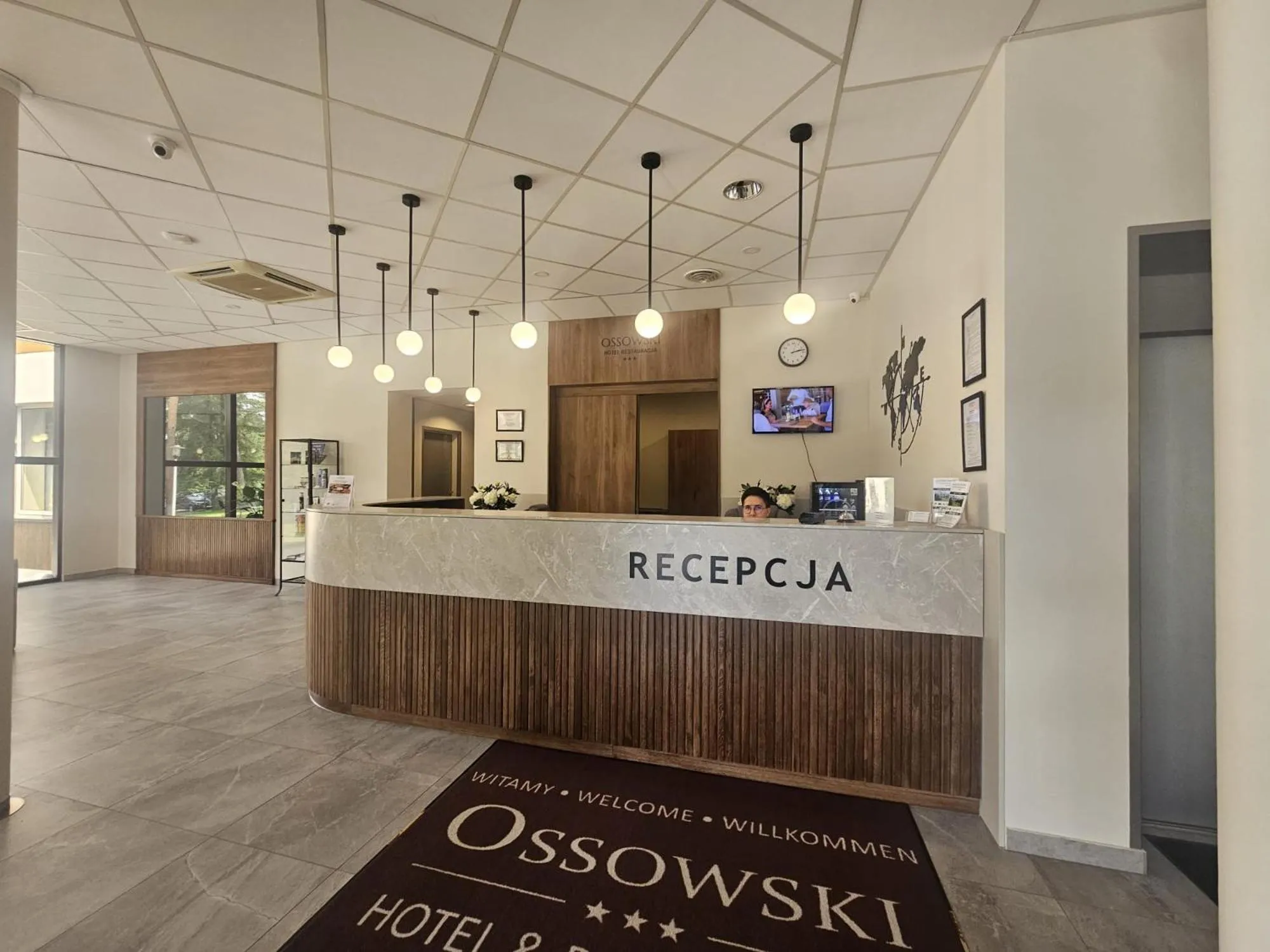 Lobby or reception in Hotel Ossowski