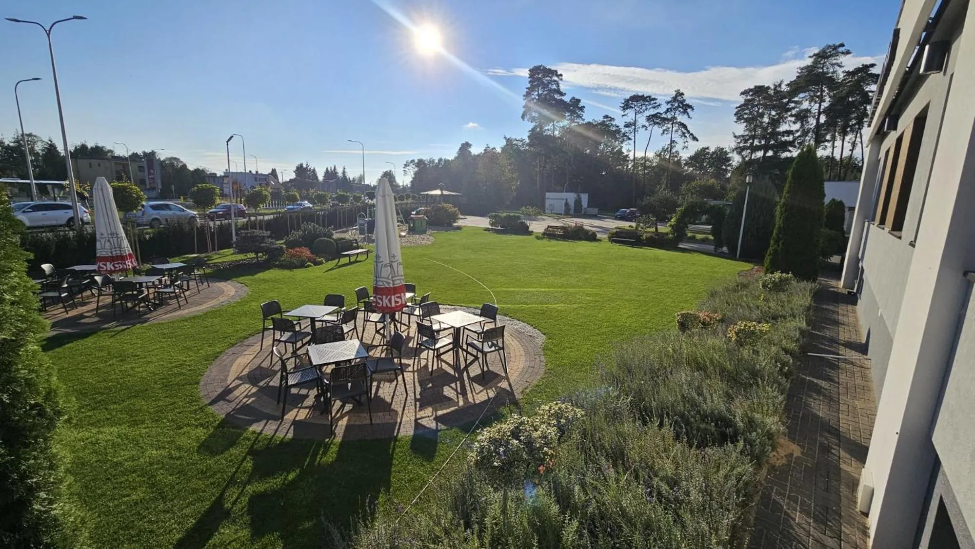 Garden in Hotel Ossowski