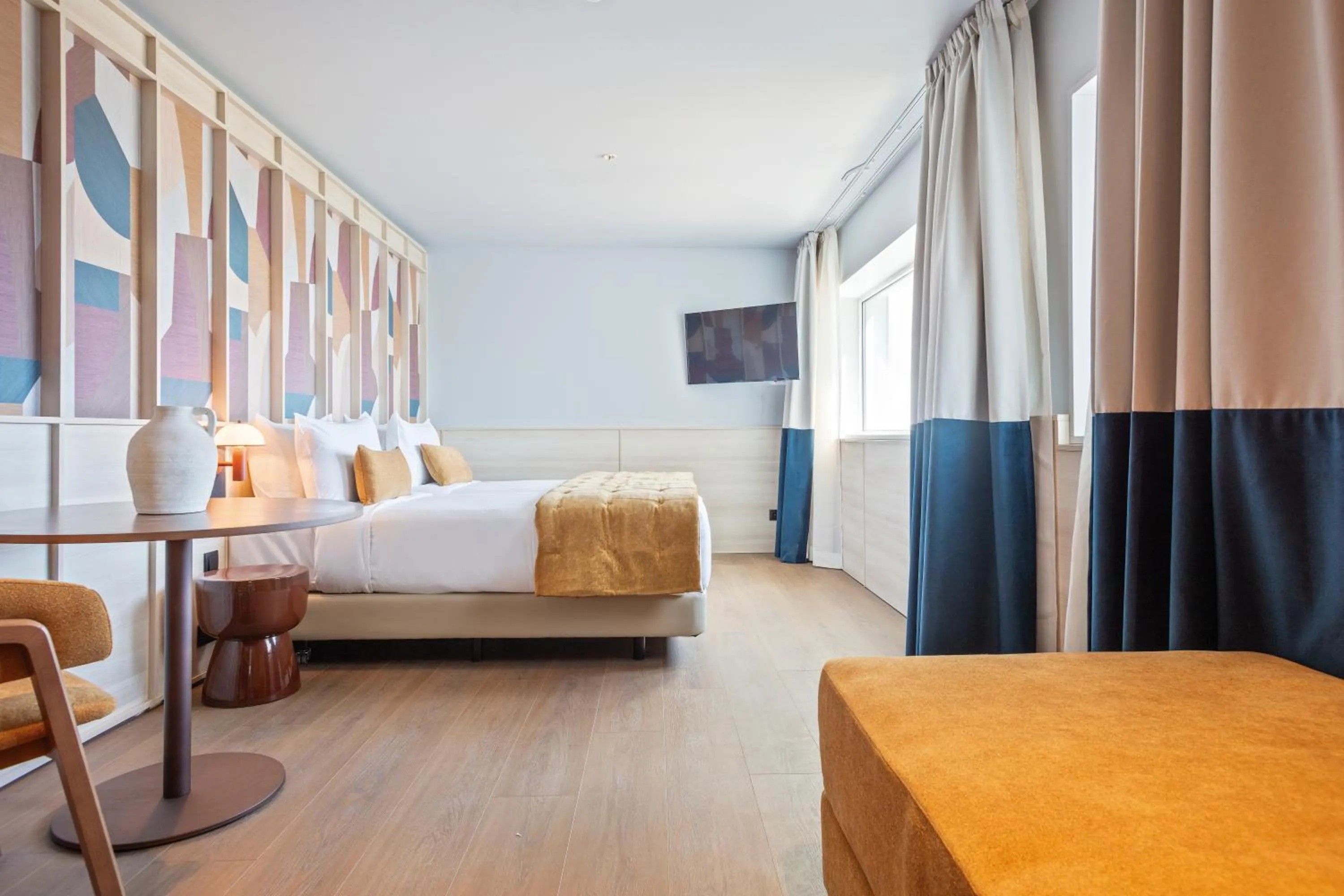 Bed in Hotel Acta Moa