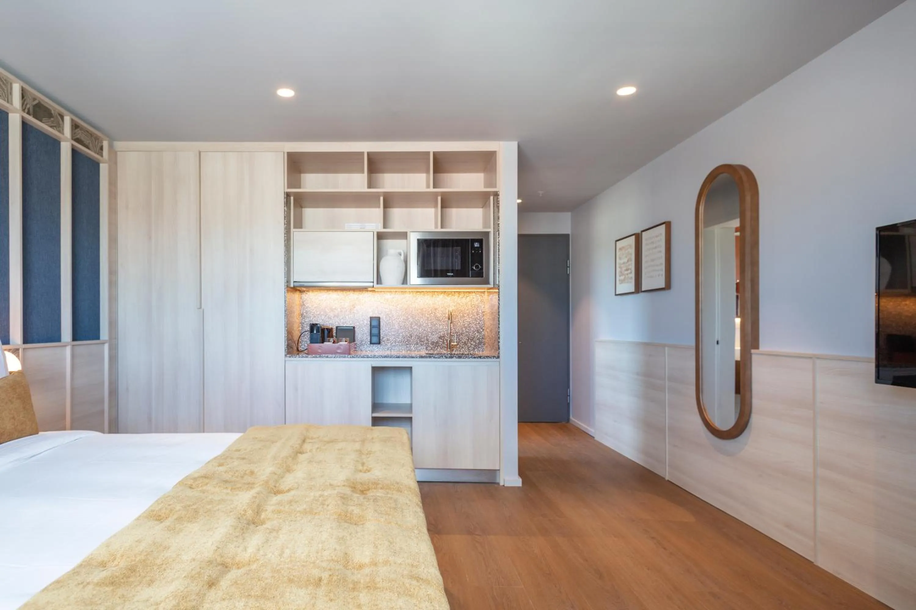 Bed in Hotel Acta Moa