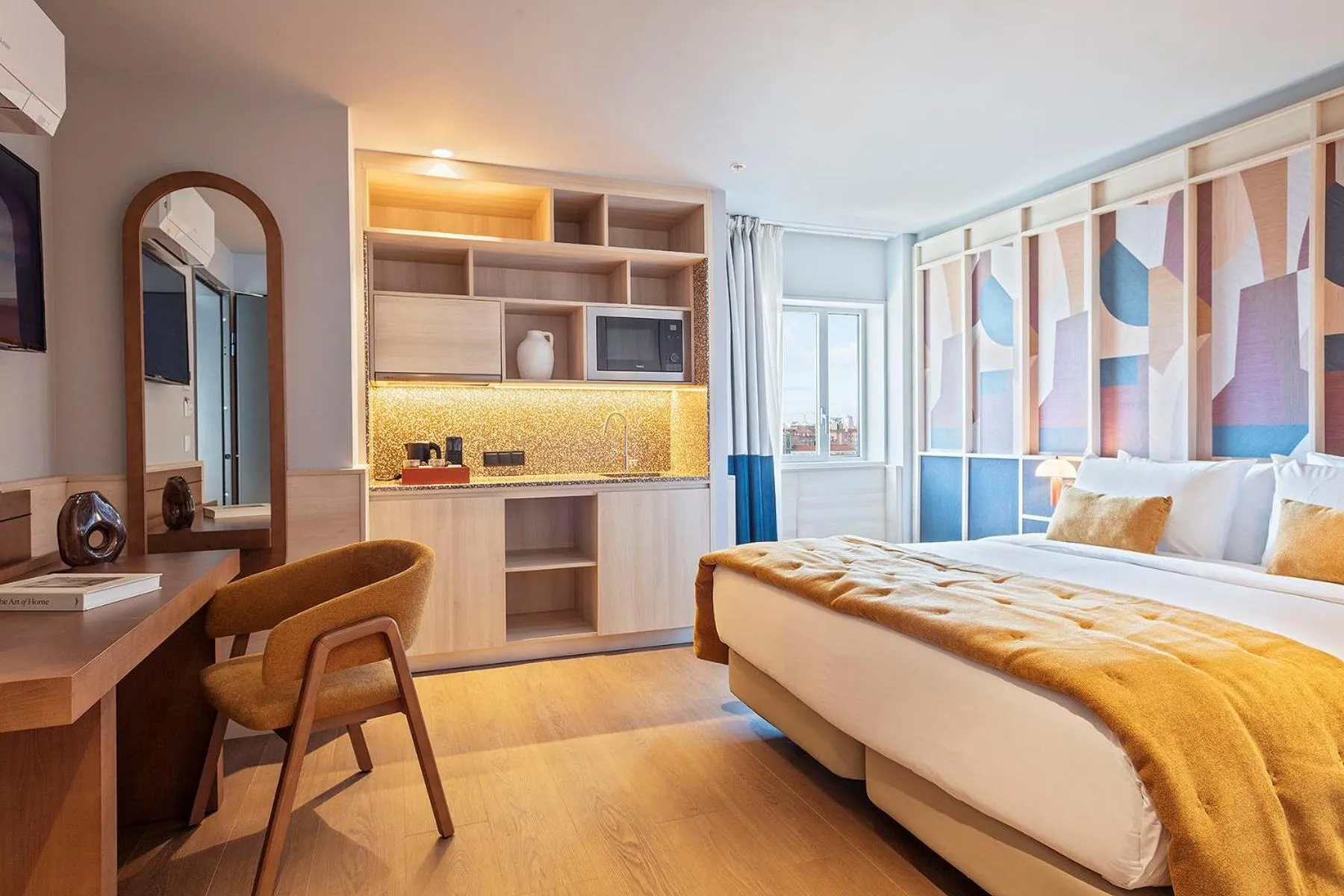 Bed in Hotel Acta Moa