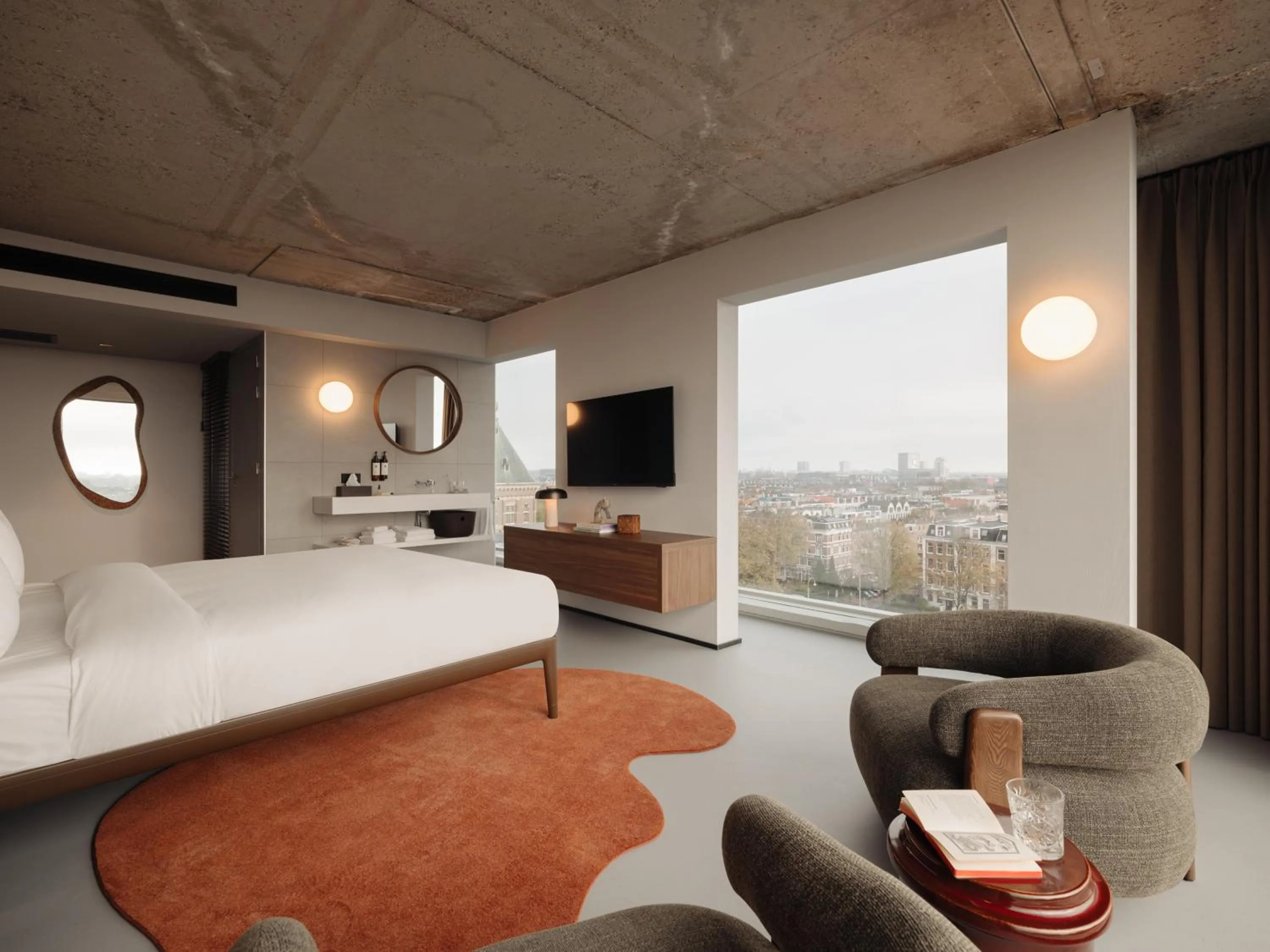 Bed in Hotel V Oosterpark