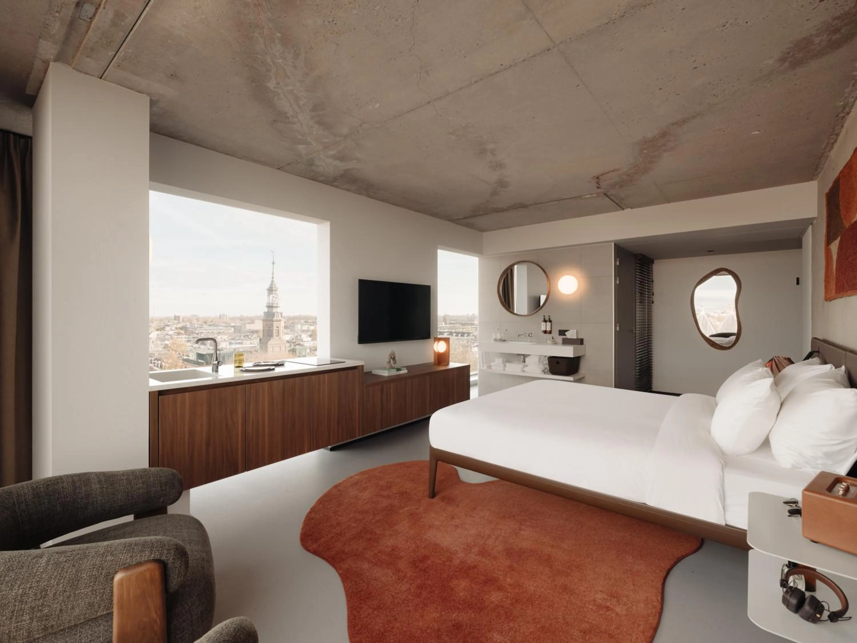 Bed in Hotel V Oosterpark