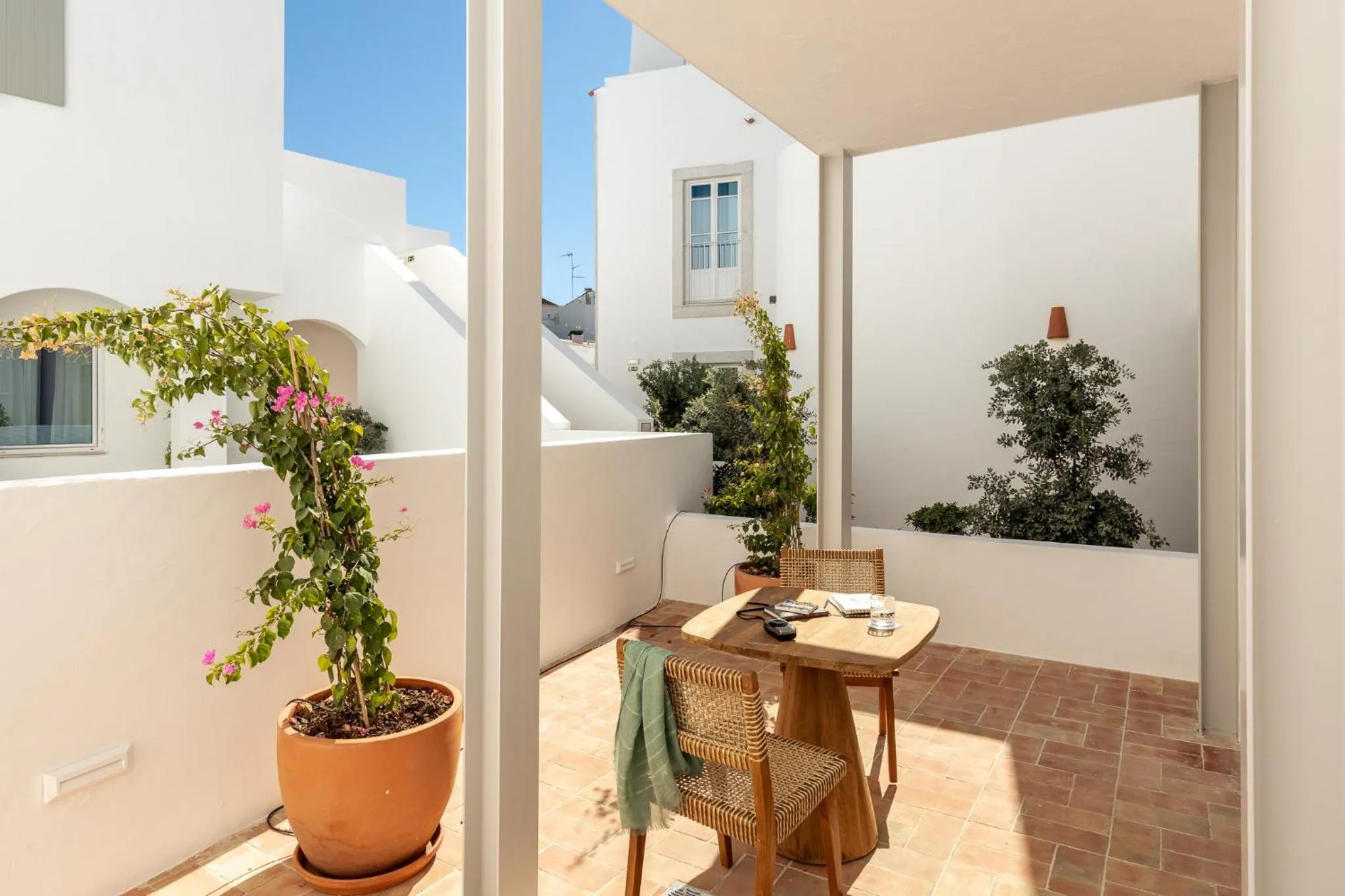 Balcony/Terrace in Palácio de Tavira, a Small Luxury Hotel of the World