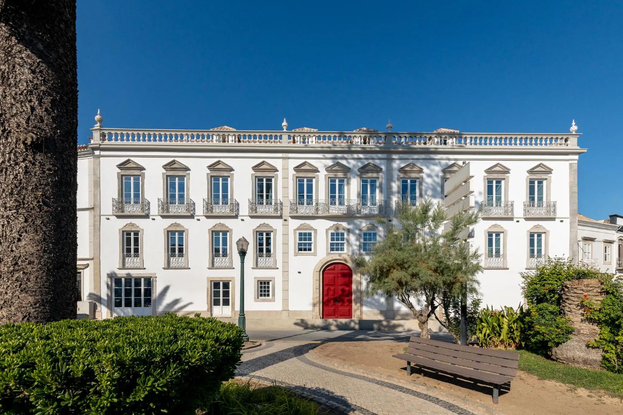 Facade/entrance in Palácio de Tavira, a Small Luxury Hotel of the World
