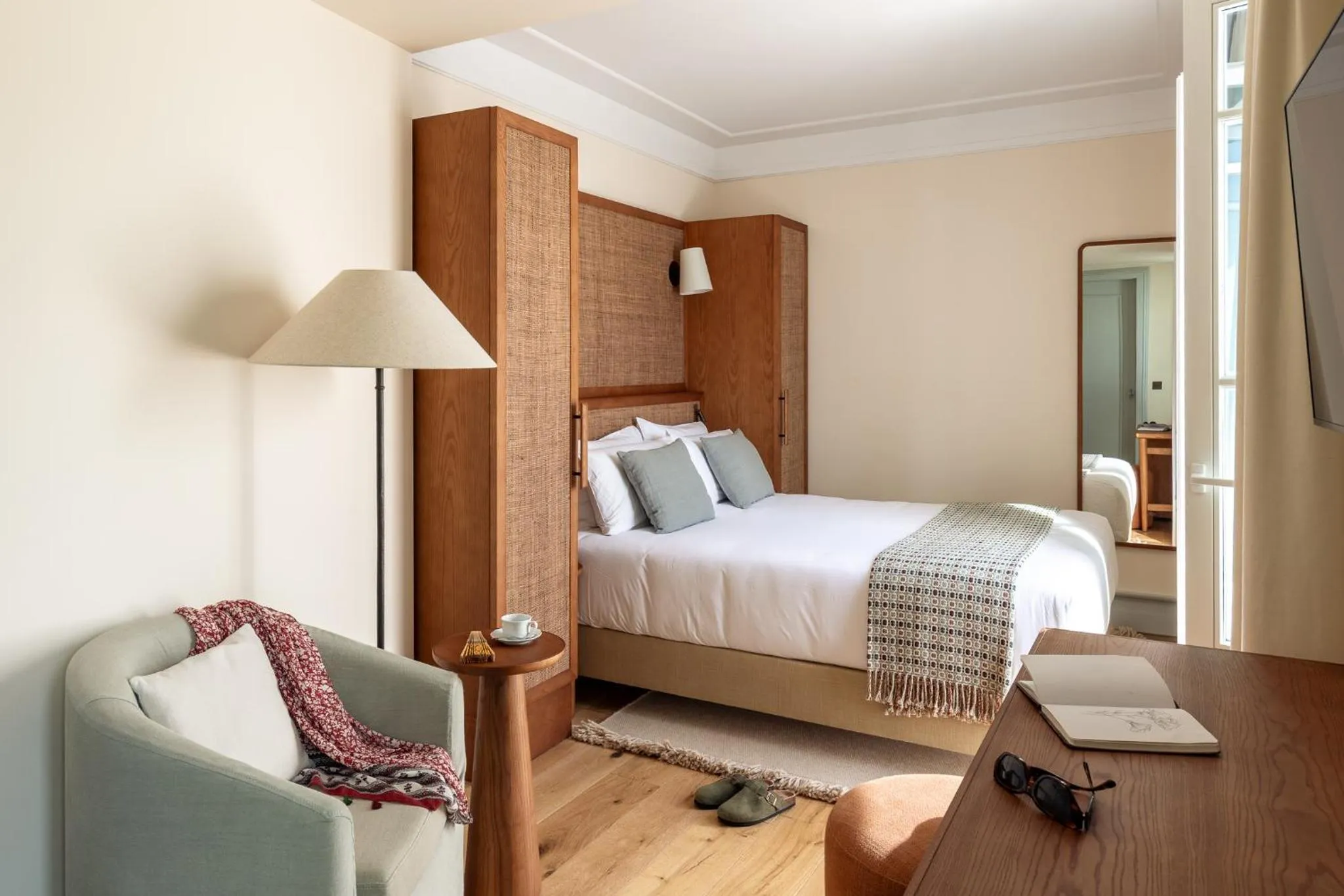 Bed in Palácio de Tavira, a Small Luxury Hotel of the World