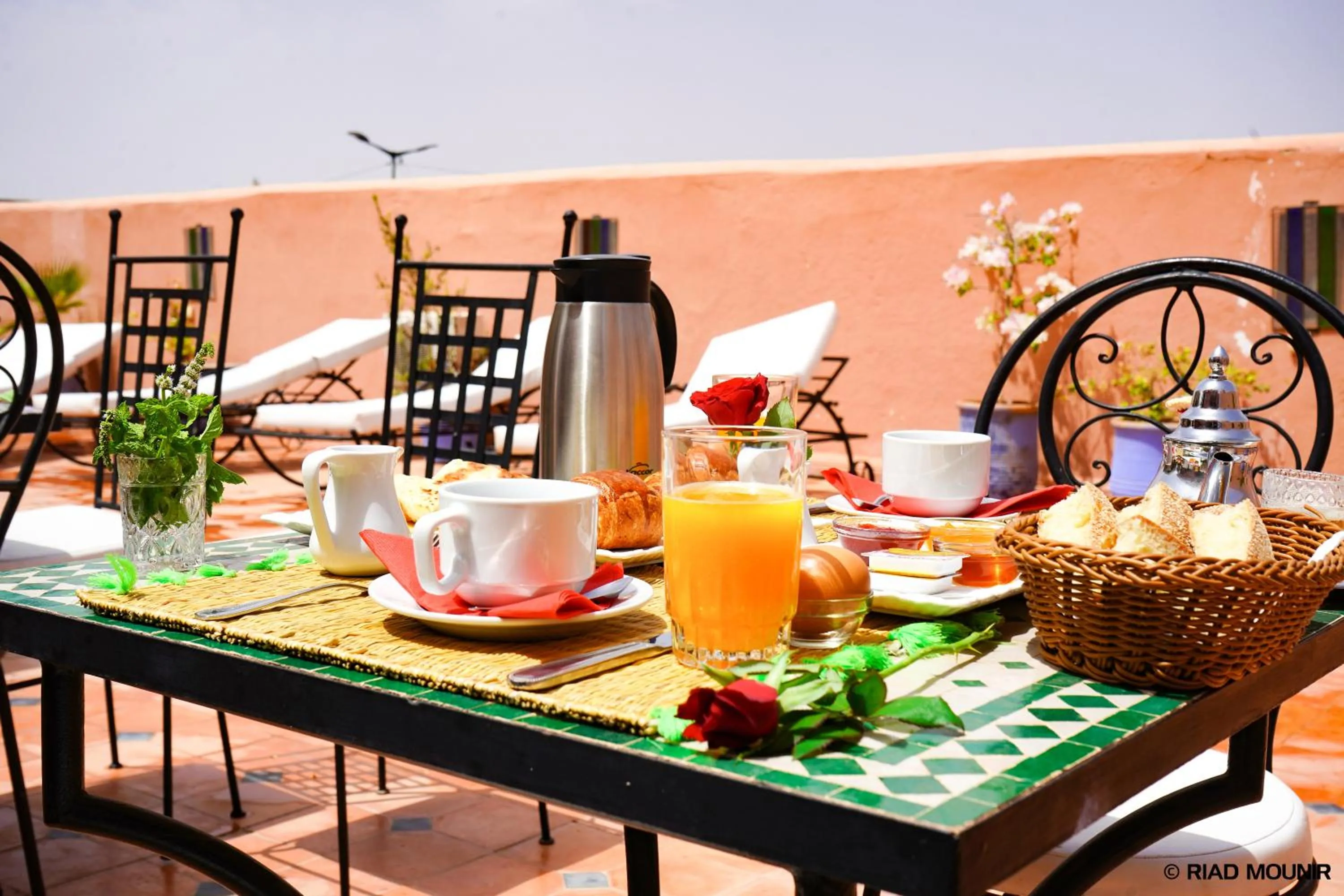 Balcony/Terrace in Riad Mounir