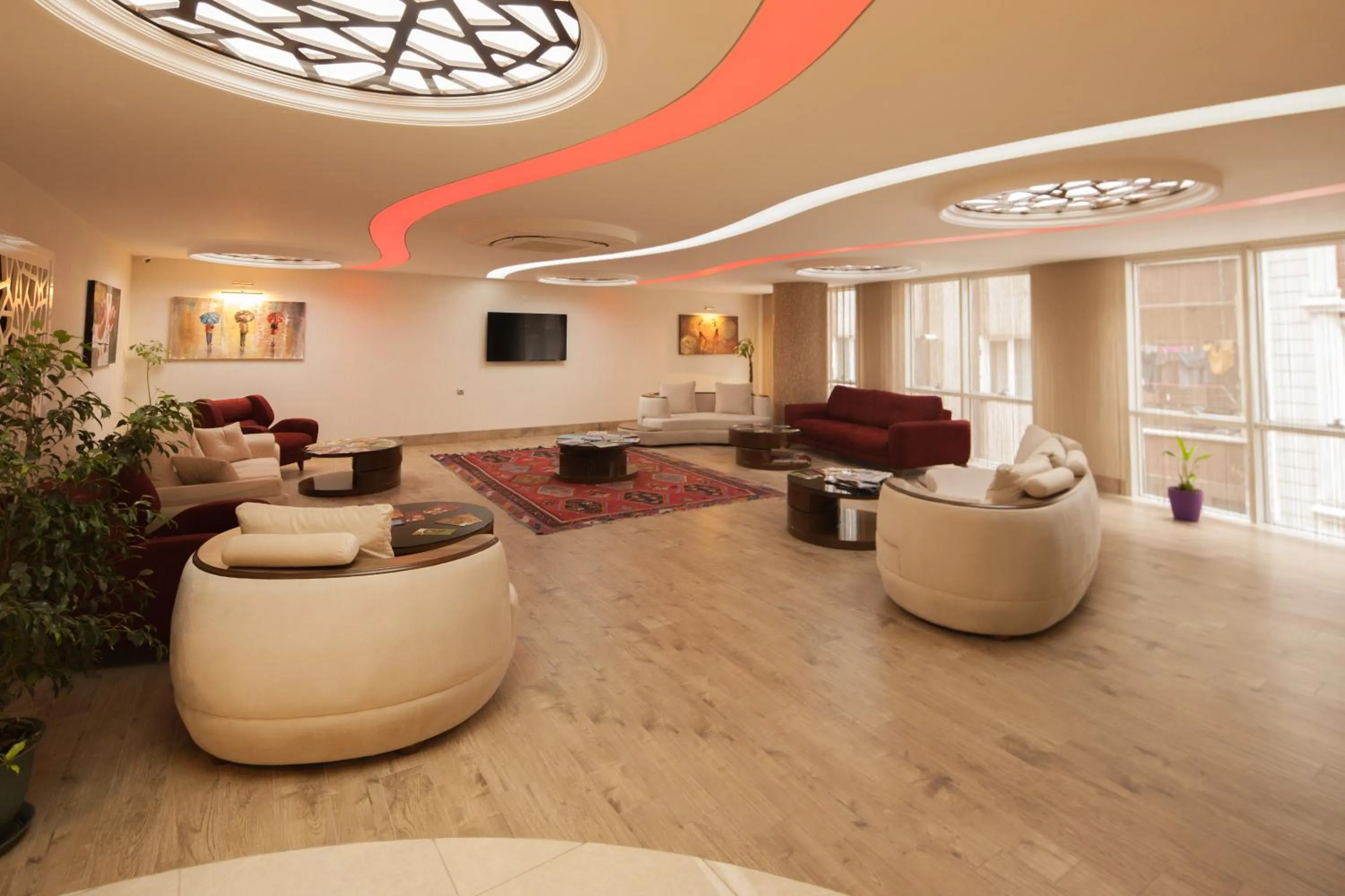 Lobby or reception in Armin Hotel